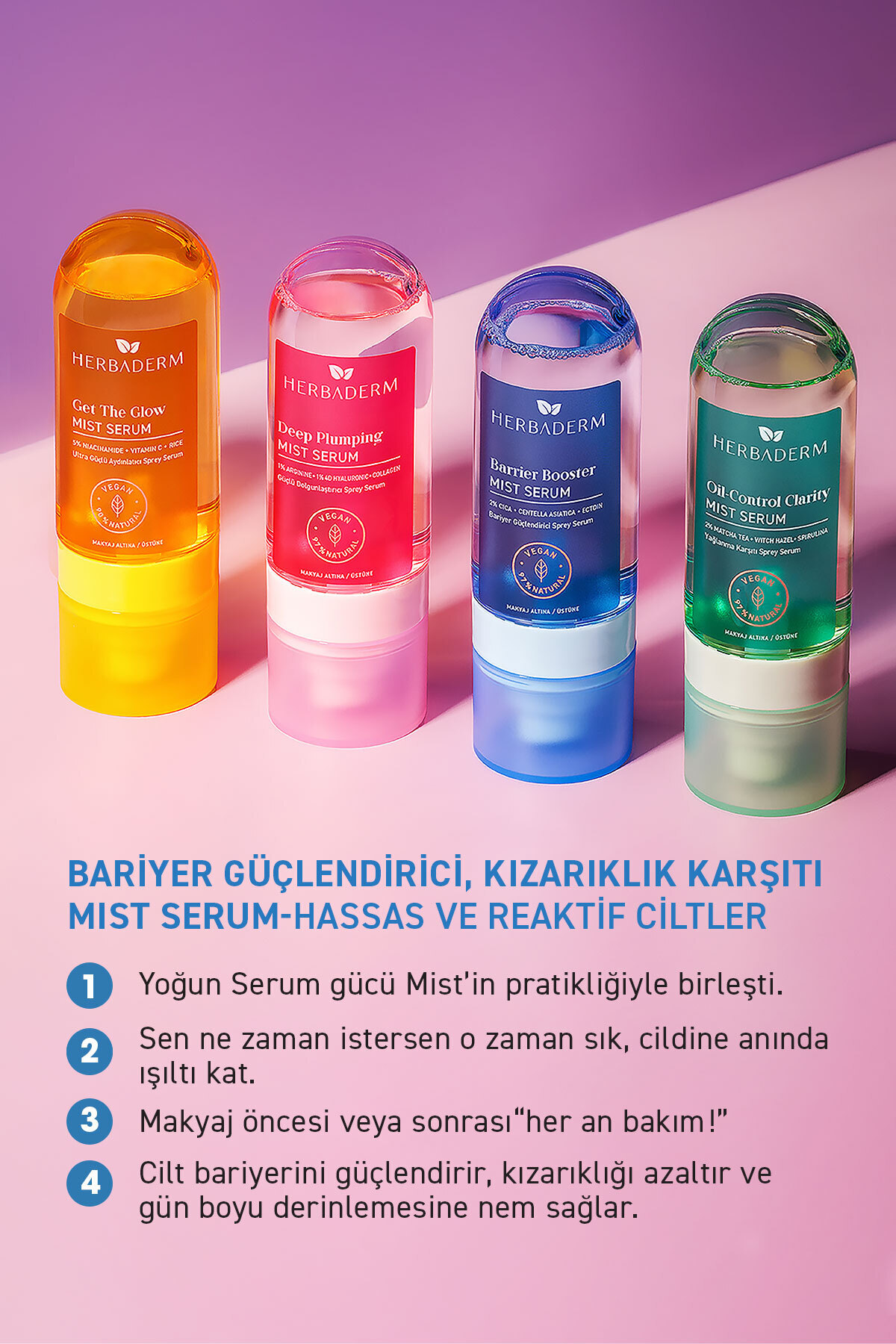 Bariyer Güçlendirici, Kızarıklık Karşıtı Mist Sprey Serum 80 ml — 9.363.795 — تصویر 4 از 7