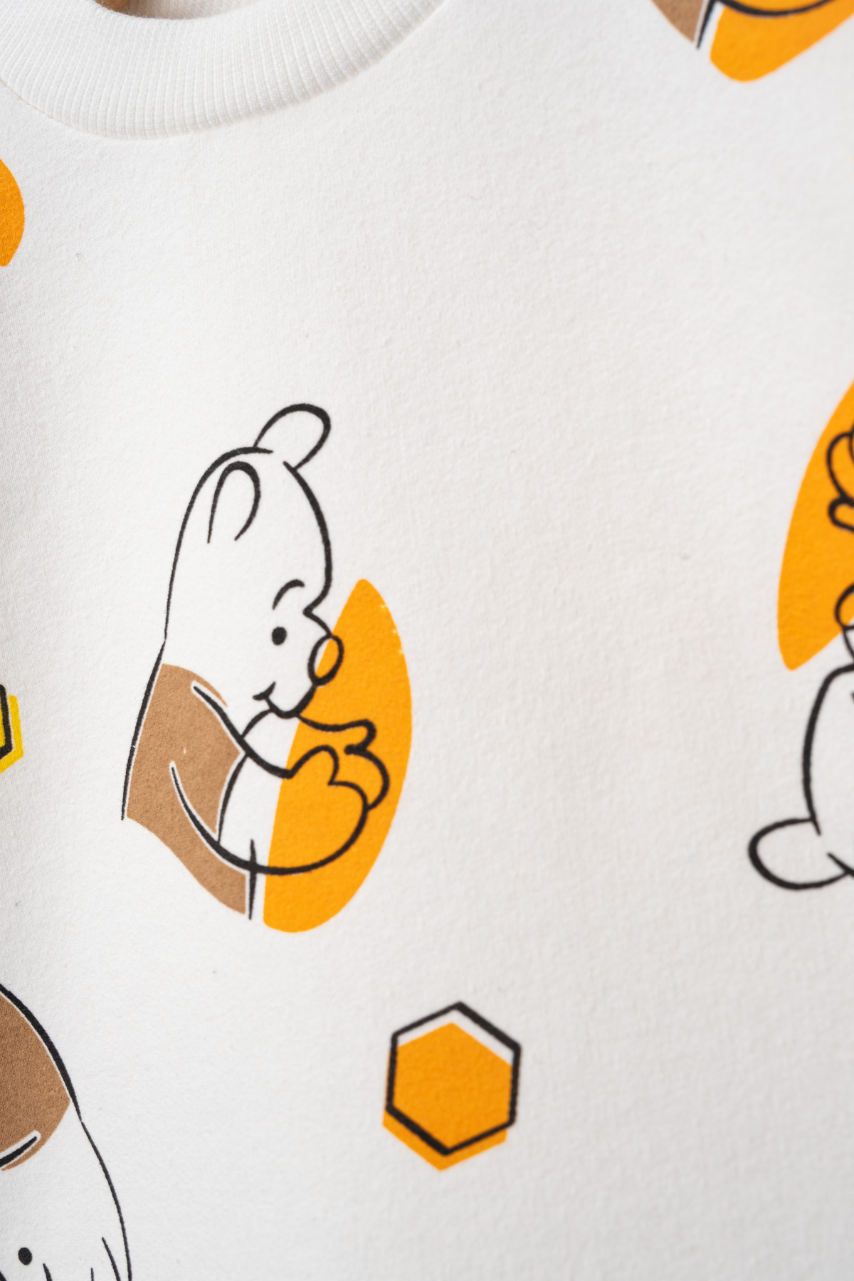 Pırlanta baby Bebek Pamuklu Winnie Baskılı Pijama Takımı - 0-24 Ay fotoğrafı 5 (önizleme)