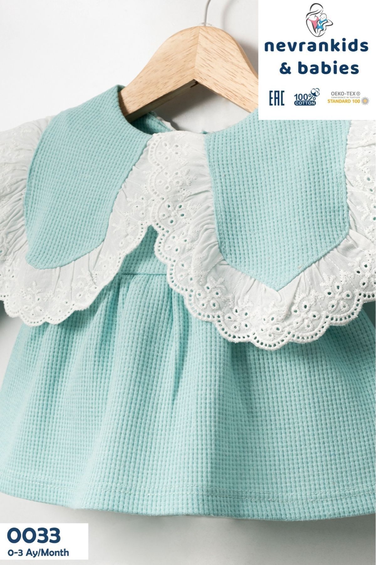 nevrankids Kız Bebek Fistolu Hastane Çıkışı 5'Li Yeni Doğan Seti 0-3 Ay fotoğrafı 2 (önizleme)