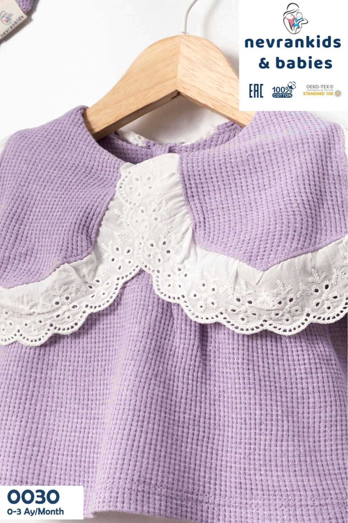 nevrankids Kız Bebek Fistolu Hastane Çıkışı 5'Li Yeni Doğan Seti 0-3 Ay fotoğrafı 2 (önizleme)