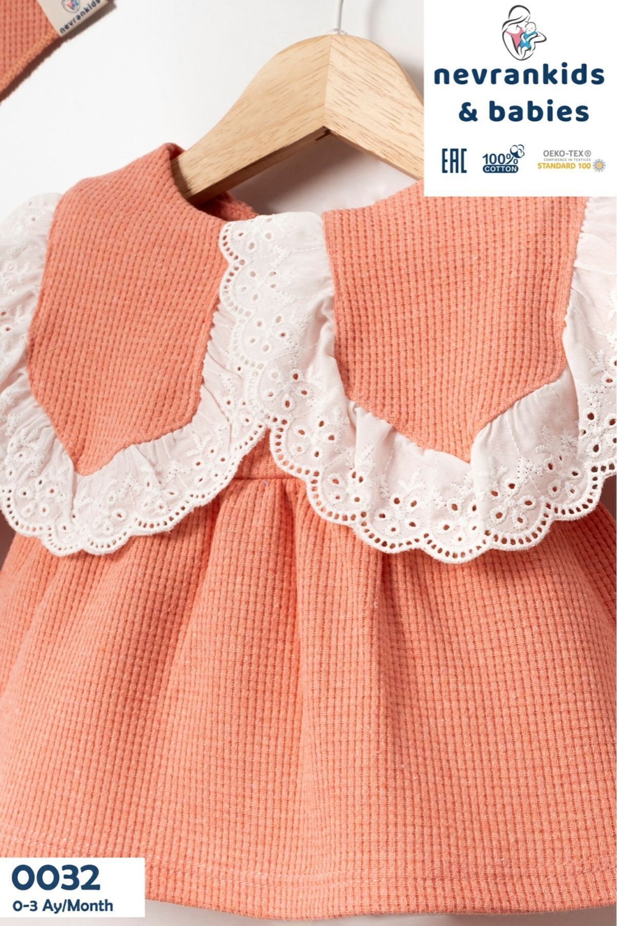 nevrankids Kız Bebek Fistolu Hastane Çıkışı 5'Li Yeni Doğan Seti 0-3 Ay fotoğrafı 2 (önizleme)