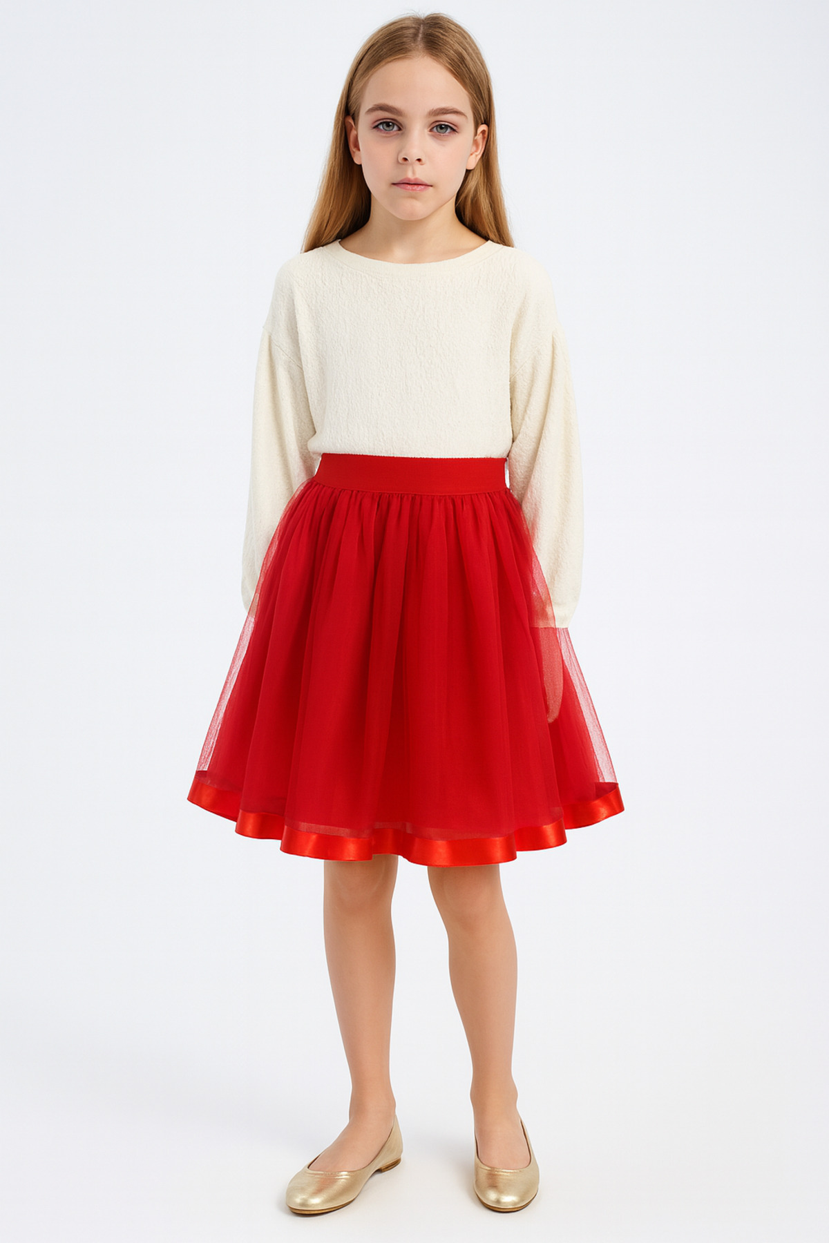 ESİLA KİDS  Kız Çocuk Etek Hayal Tül Etek Parti ve Özel Gün Giyim 4-14 Yaş