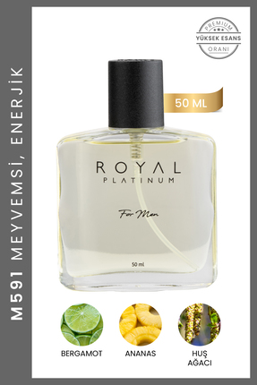 Royal Platinum M591 Erkek Parfüm Ananas Bergamot Ferah