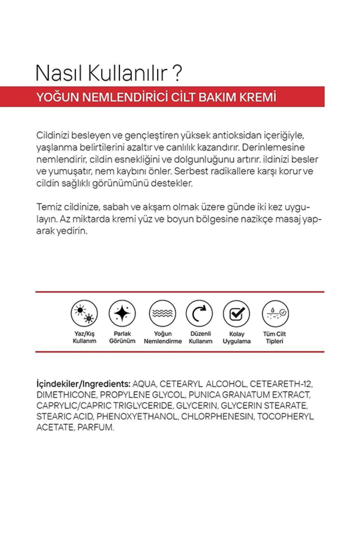 Nar Özlü El Vücut Ve Yüz Nemlendirici Ve Yoğun Bakım Kremi — ESCRNA250 — تصویر 4 از 4
