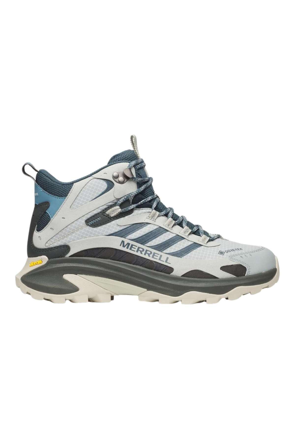 نورث فیس چکمه های خاکستری مردانه Moab Speed ​​2 Mid Gtx Boots مردانه J038337