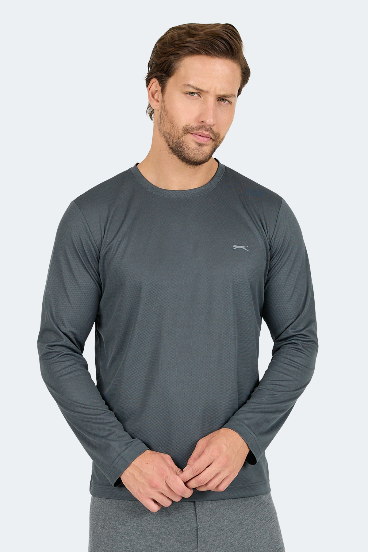 اسلازنگر تی‌شرت مردانه خاکستری تیره ODIN I