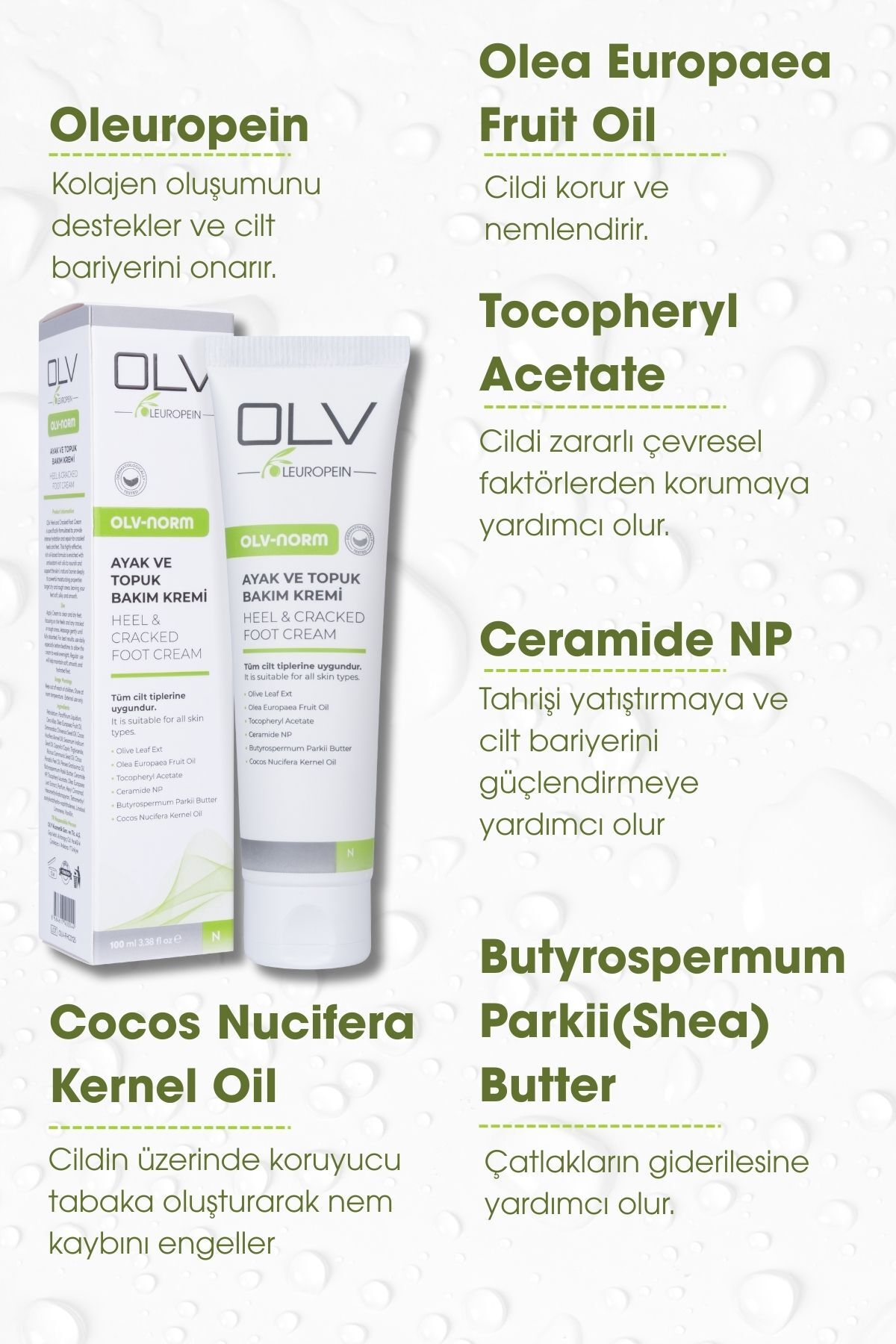 Norm Ayak Ve Topuk Çatlak Bakım Krem 100 ml — TYCE0632B14CAC6500 — تصویر 2 از 8