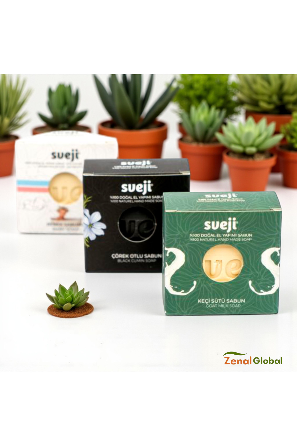 Sveji Doğal 3lü Sabun Set ( Bebek Hassas Ciltler, Çörek Otlu, Keçi Sütlü)140gram×3 fotoğrafı 2 (önizleme)