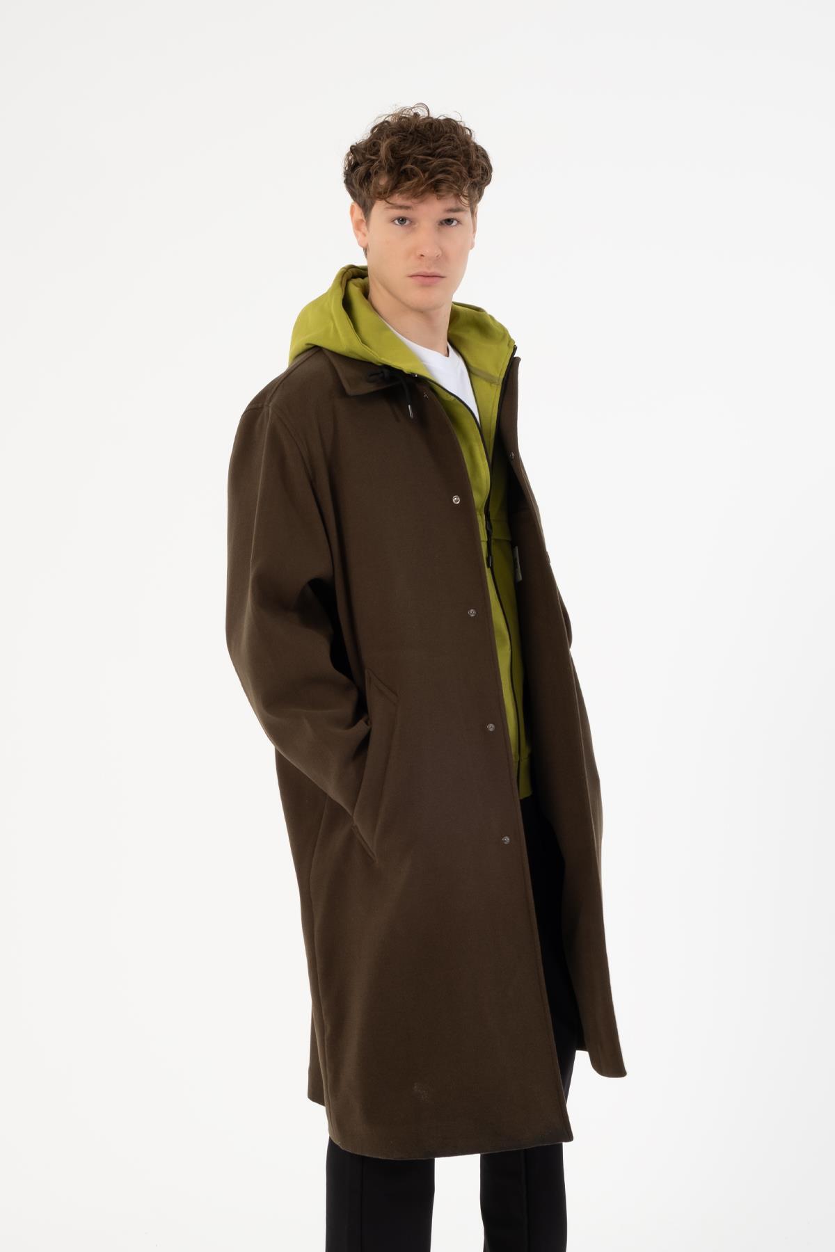 GMG FIRENZE Oversize Erkek Palto Kaban görsel 2