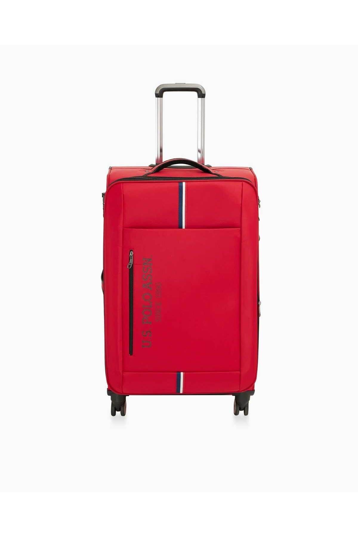 یو اس پولو چمدان زنانه پارچه‌ای قرمز Plvlz24026c