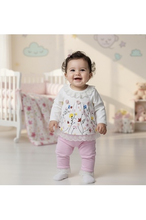 Balababy Bebek takım, Kız Bebek İkili Takım, Hediyelik ikili takım, bebek eşo...