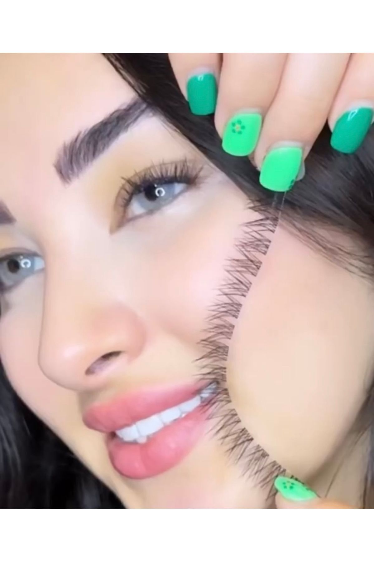 5D Kirpik Ipli Kirpik ,volumlu Ekspres Kirpik ,14mm ,siyah ,120 Demet Kirpik