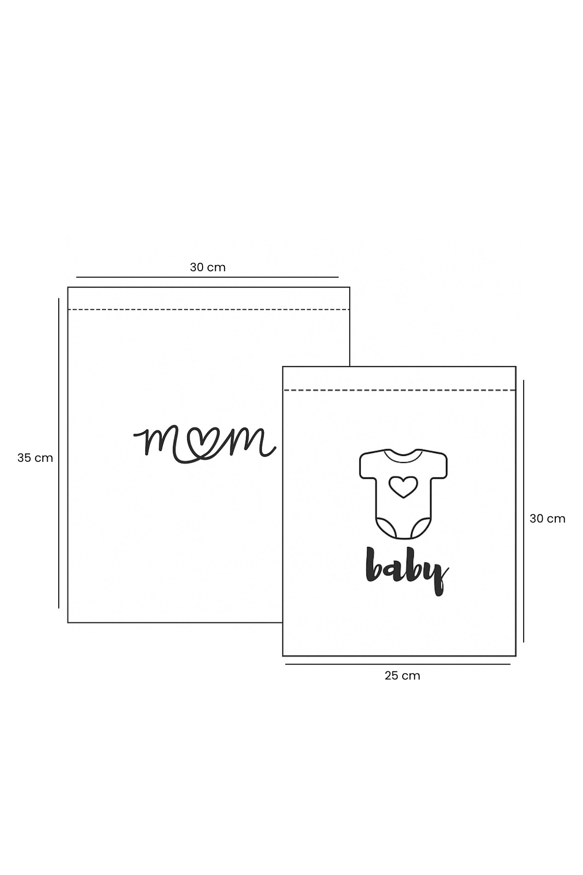 Genel Markalar Yenidoğan seti / Anne Bebek Kesesi / Hastane Çantası Düzenleyici Organizer Set fotoğrafı 3 (önizleme)