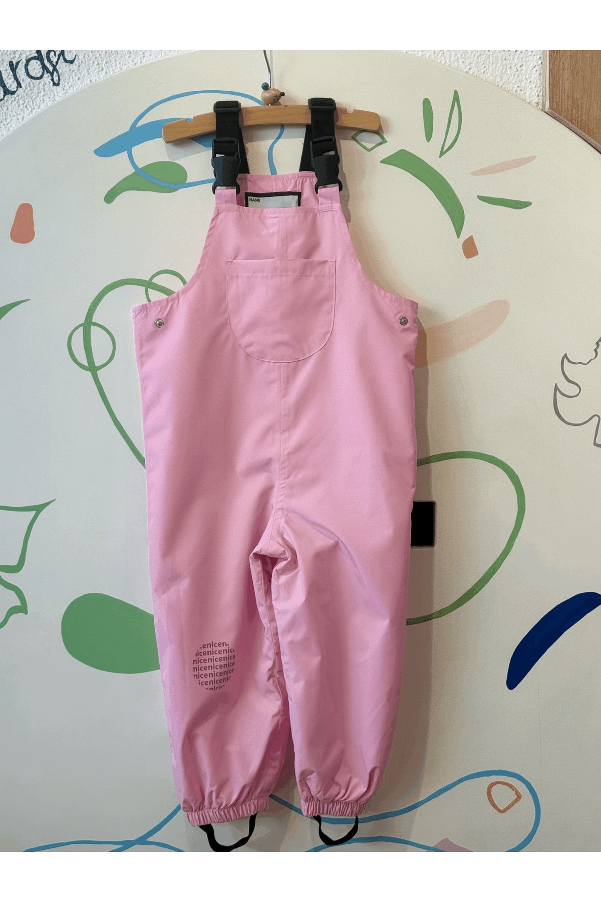 NiceKids Yağmur Tulumu Çocuk/ Pink (Islak Kuru Çantası Hediyeli) fotoğrafı 3 (önizleme)