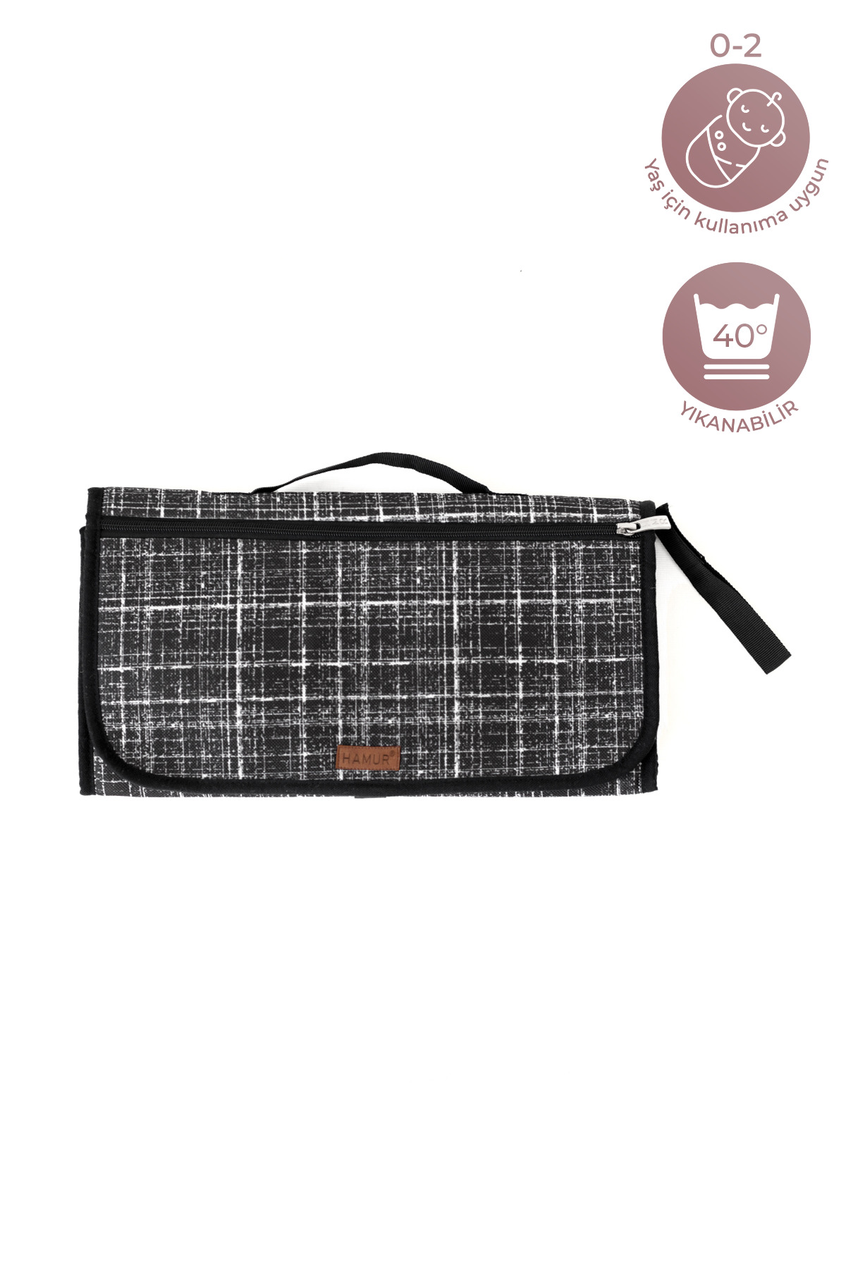 HAMUR Bebek Alt Açma Bakım Çantası Organizerli Anne Bebek Yenidoğan Değiştirme Minderi Bb-506 fotoğrafı 4 (önizleme)