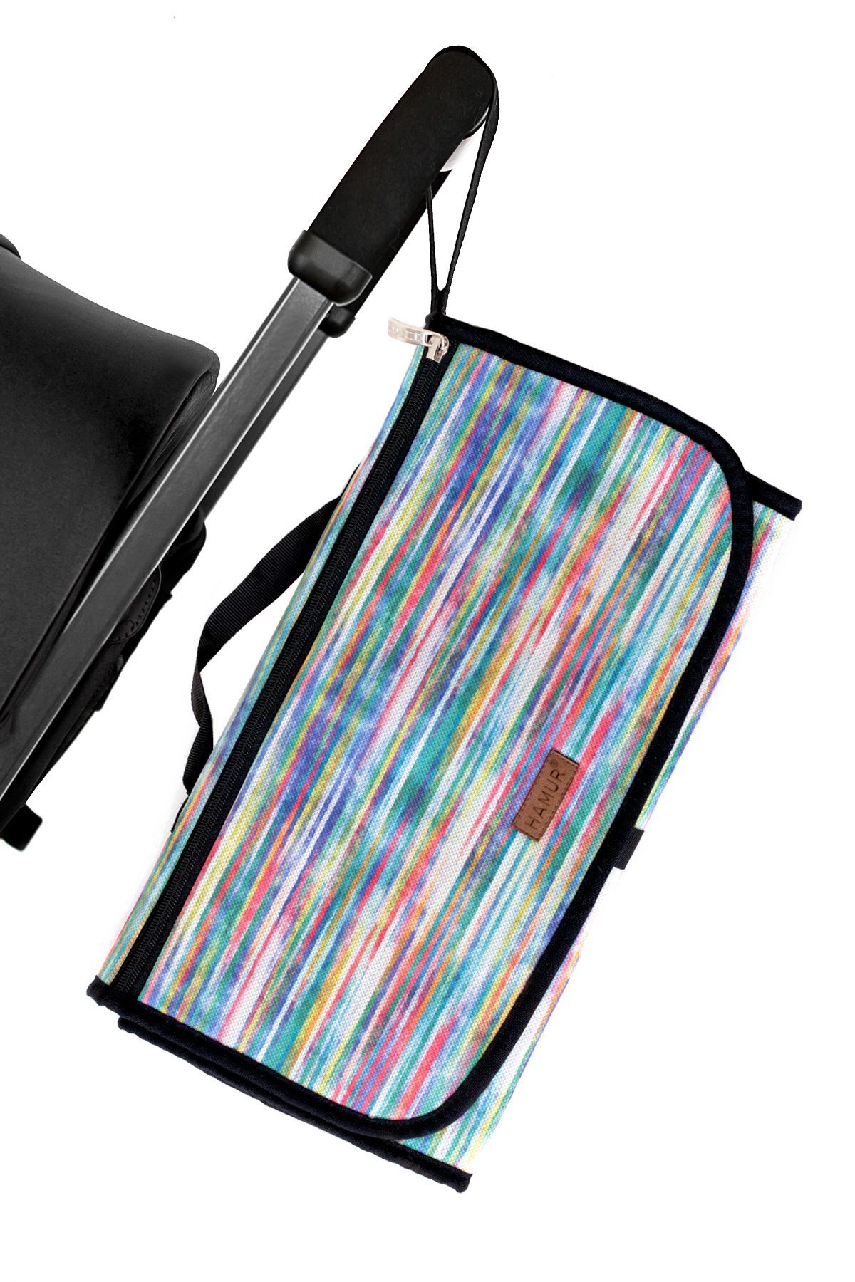 HAMUR Bebek Alt Açma Bakım Çantası Organizerli Anne Bebek Yenidoğan Değiştirme Minderi Bb-504 fotoğrafı 3 (önizleme)