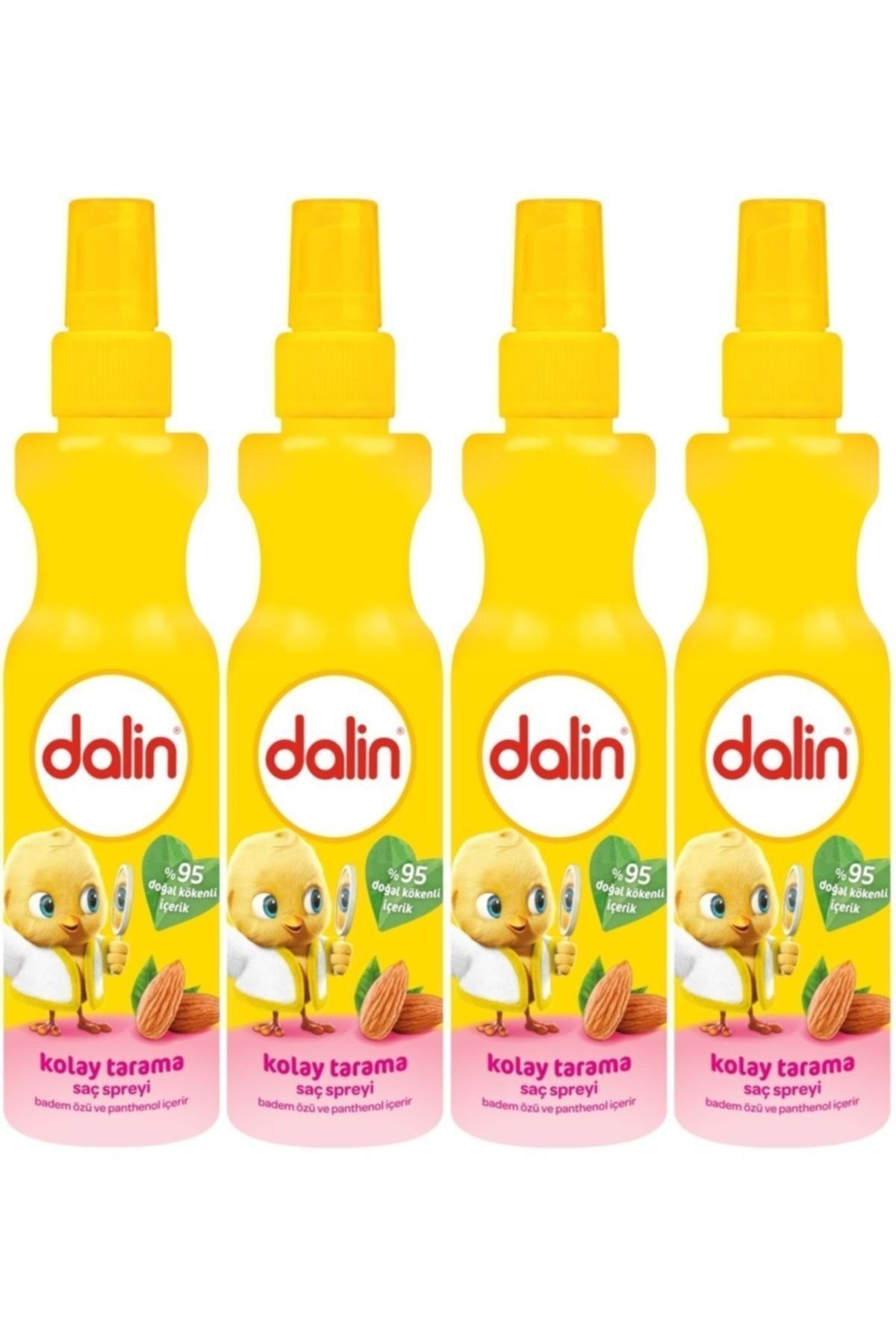 Dalin Kolay Saç Tarama Spreyi 200ML Badem Özlü (4 Lü Set) fotoğrafı 2 (önizleme)