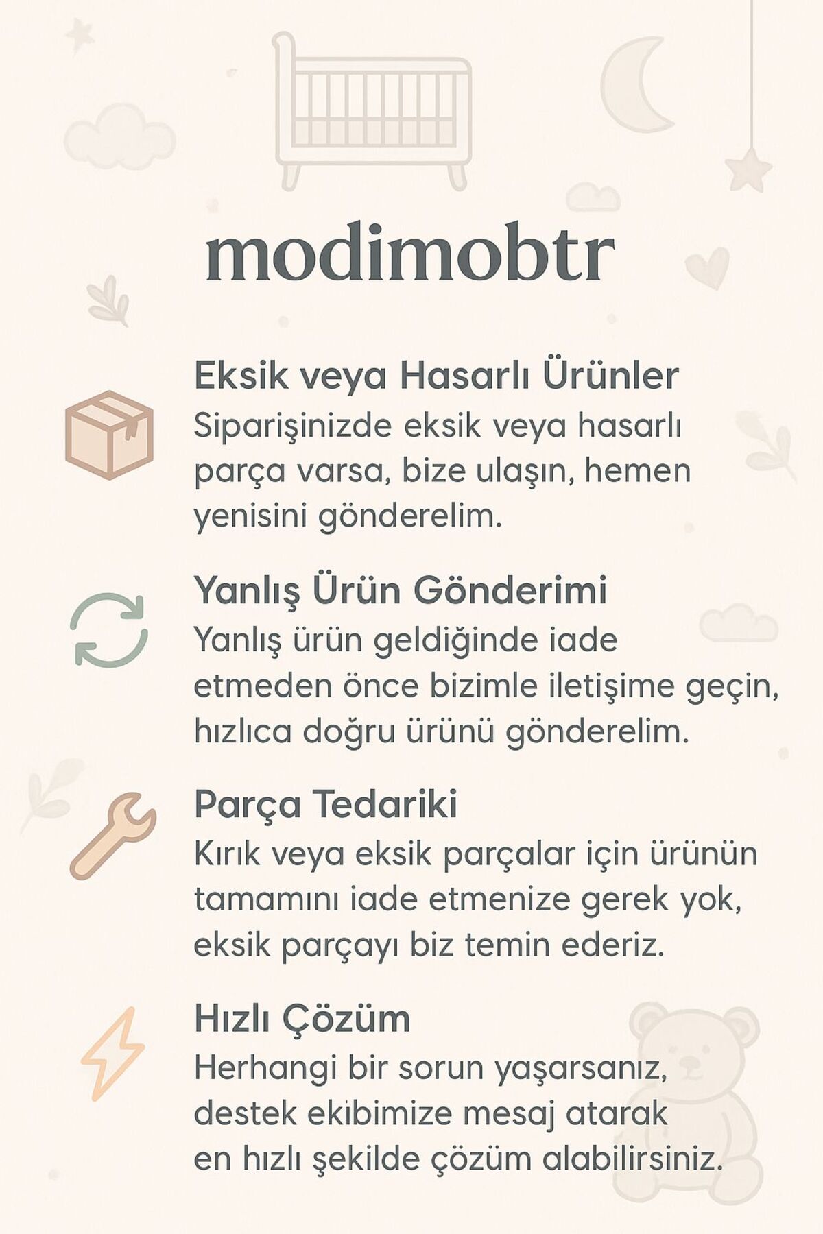 BANANA BABY MODİMOB PERA 3 KAPAKLI DOLAP-GARDIROP fotoğrafı 7 (önizleme)