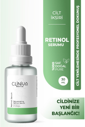 cliniva Gençlik İksiri – Retinol Serum 30 ml | Kırışıklık Karşıtı & Cilt Yeni...