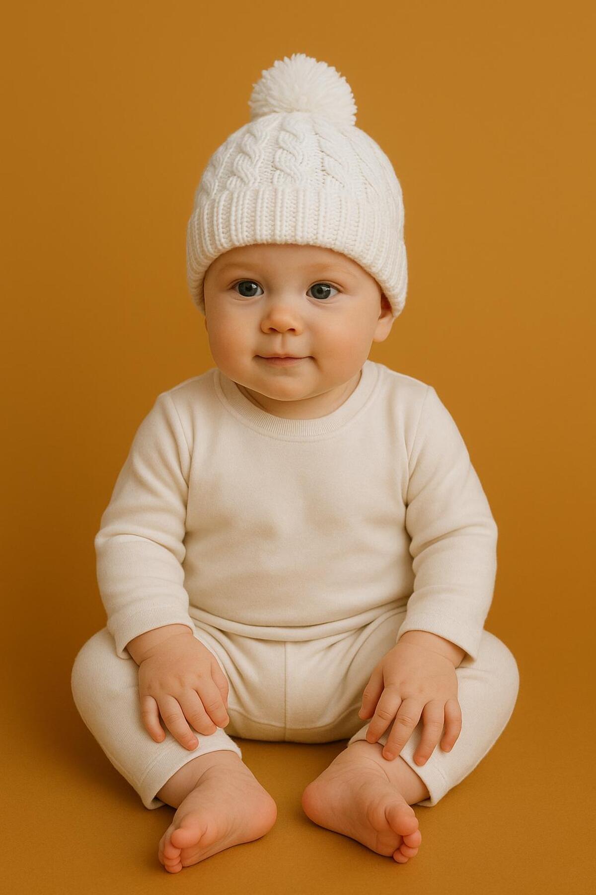 AXXAN bebek çocuk beresi erkek ve kız bere şapka 0/3 yaş arası bebek ve coçuklar için fotoğrafı 2 (önizleme)