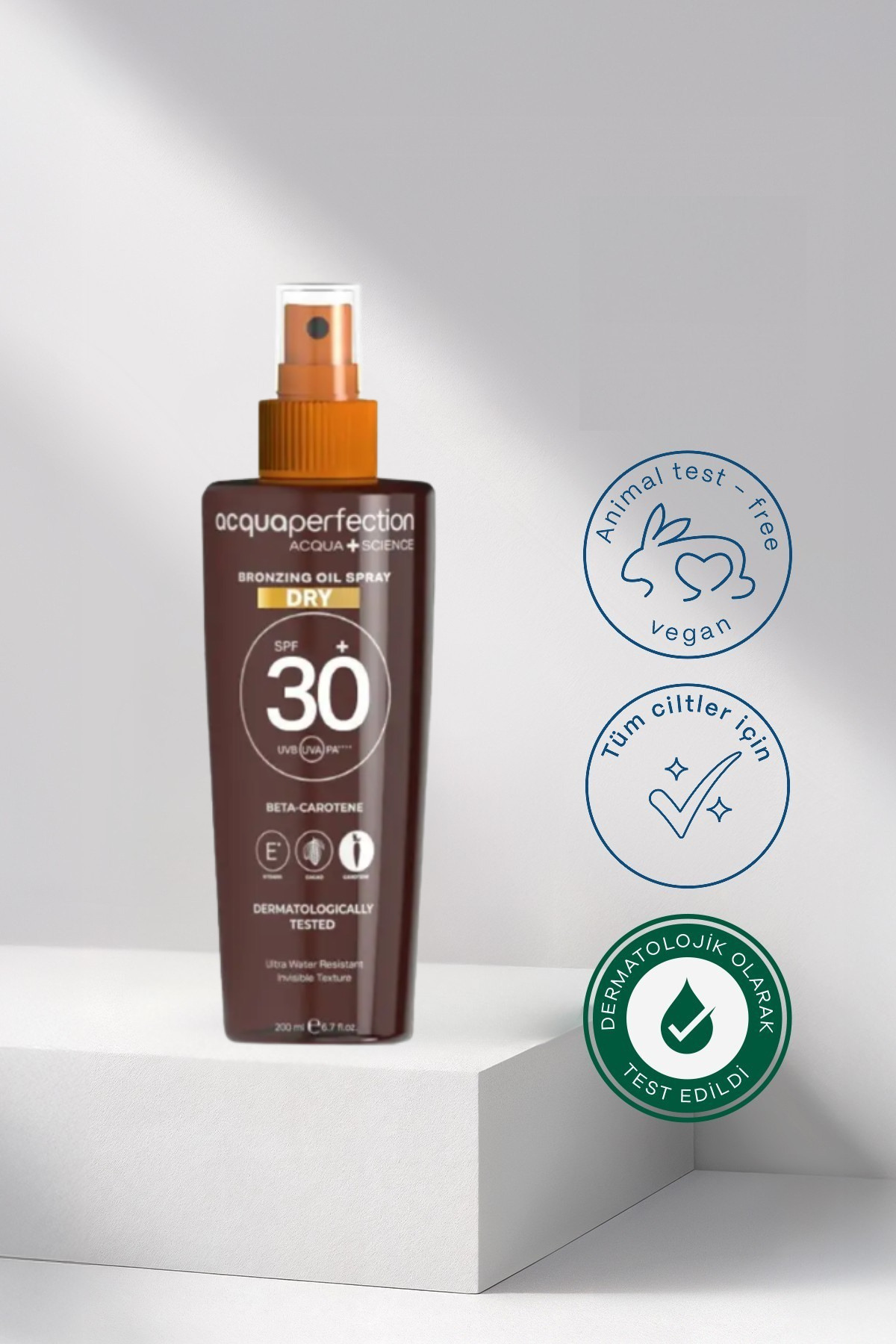 Acqua Perfection Bronzlaştırıcı Kuru Yağ Spray SPF 30 200 ML