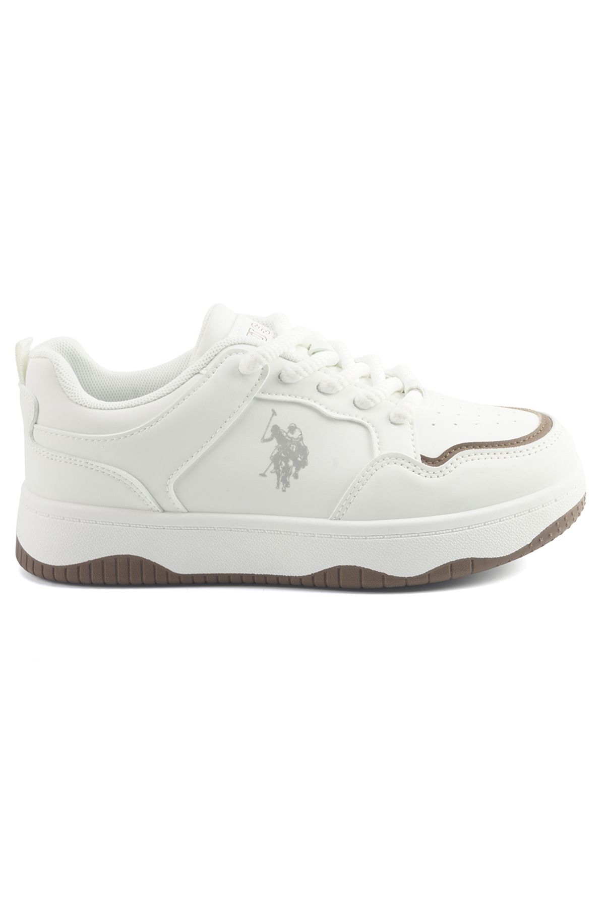 U.S. Polo Assn. Women's White Low-Top Sneakers - Style that Moves, Comfort th...