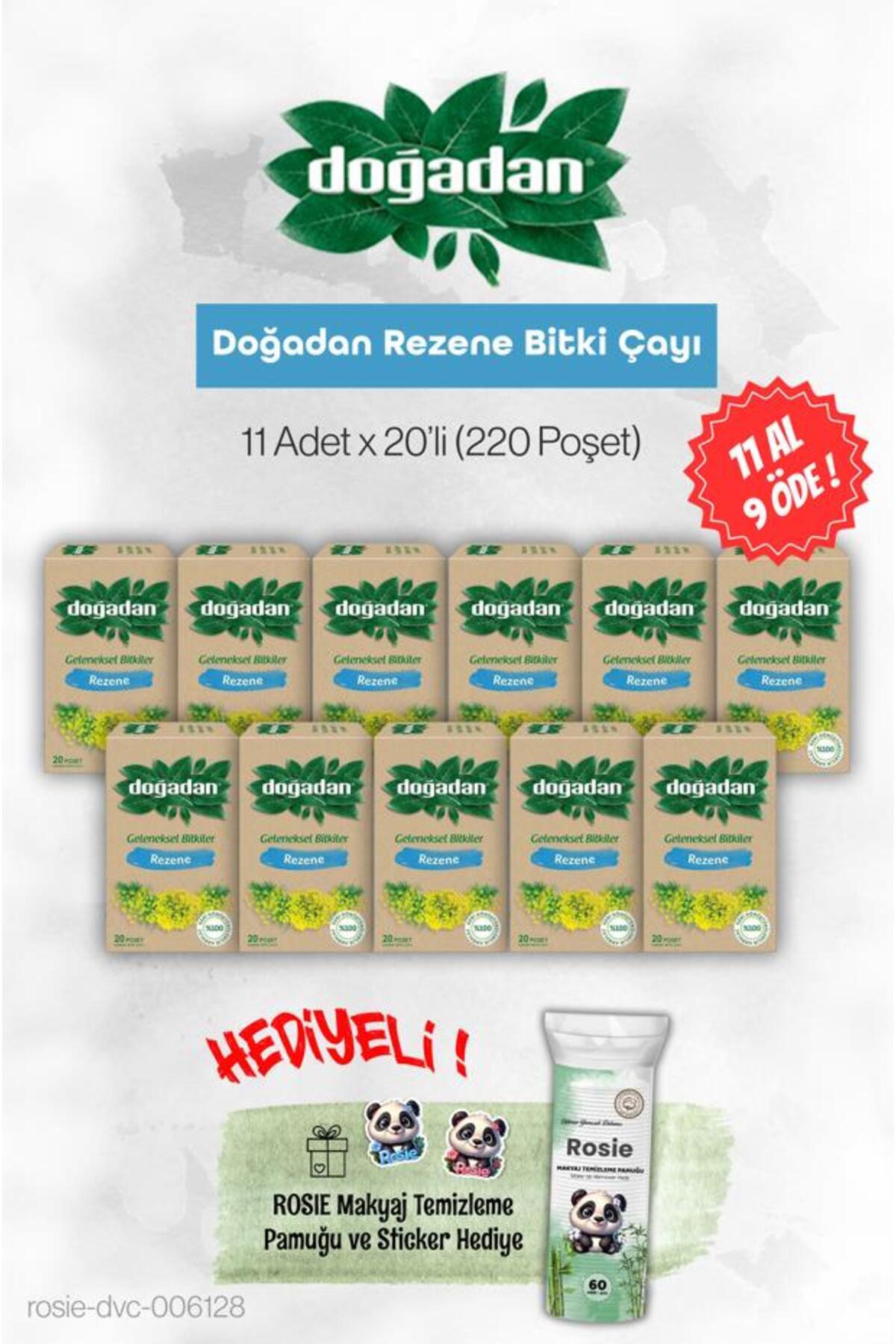 Doğadan Rezene Bitki Çayı 20'li 11 AL 9 ÖDE ve Rosie