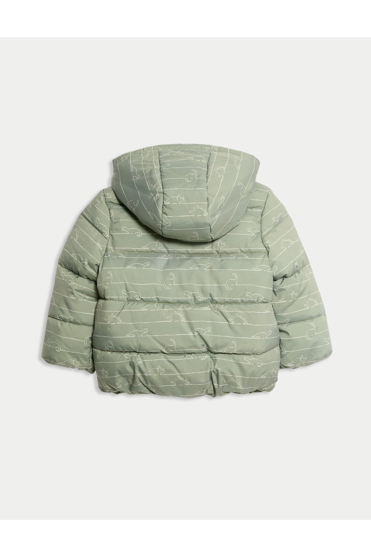 Marks & Spencer Dinozor Desenli Kapüşonlu Mont (0–3 Yaş) fotoğrafı 2 (önizleme)