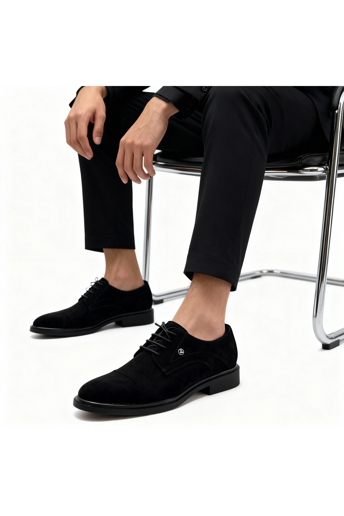 MEBADE GROUP  MEBADE VELDAN SİYAH SÜET – Siyah Erkek Klasik Ayakkabı | Mebade Premium - Görsel 4