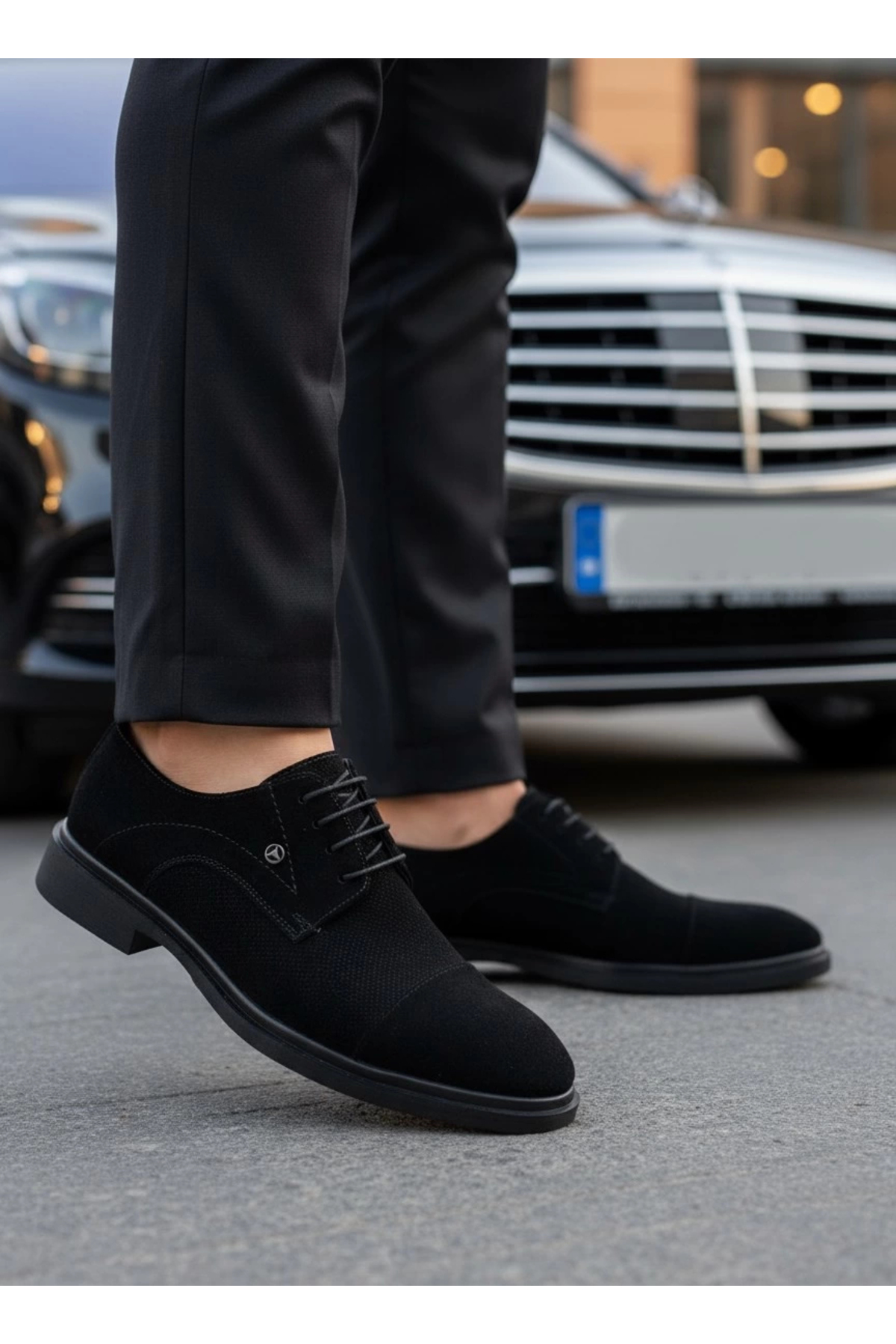 MEBADE GROUP  MEBADE VELDAN SİYAH SÜET – Siyah Erkek Klasik Ayakkabı | Mebade Premium - Görsel 2