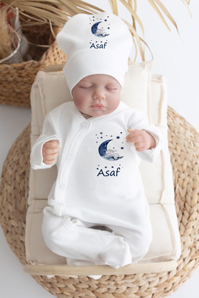 Bebe wini 100% Pamuk 3 Parça Patikli Tulumu