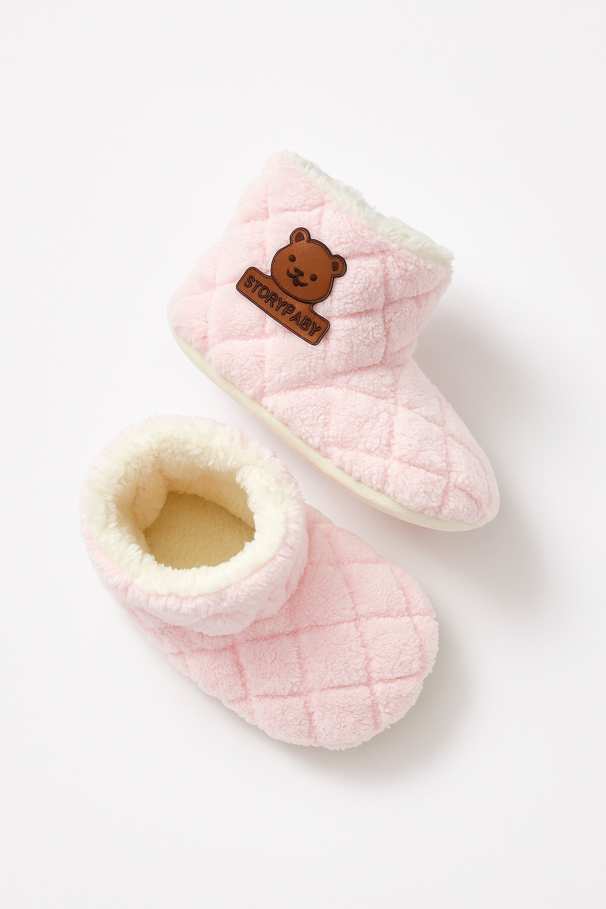 dinamik çocuk Bebek Panduf Patik Unısex Triko Welsoft Kaydırmaz Taban (Tabanölçü 12cm) Kreş Ayakkabısı 6-12ay fotoğrafı 2 (önizleme)