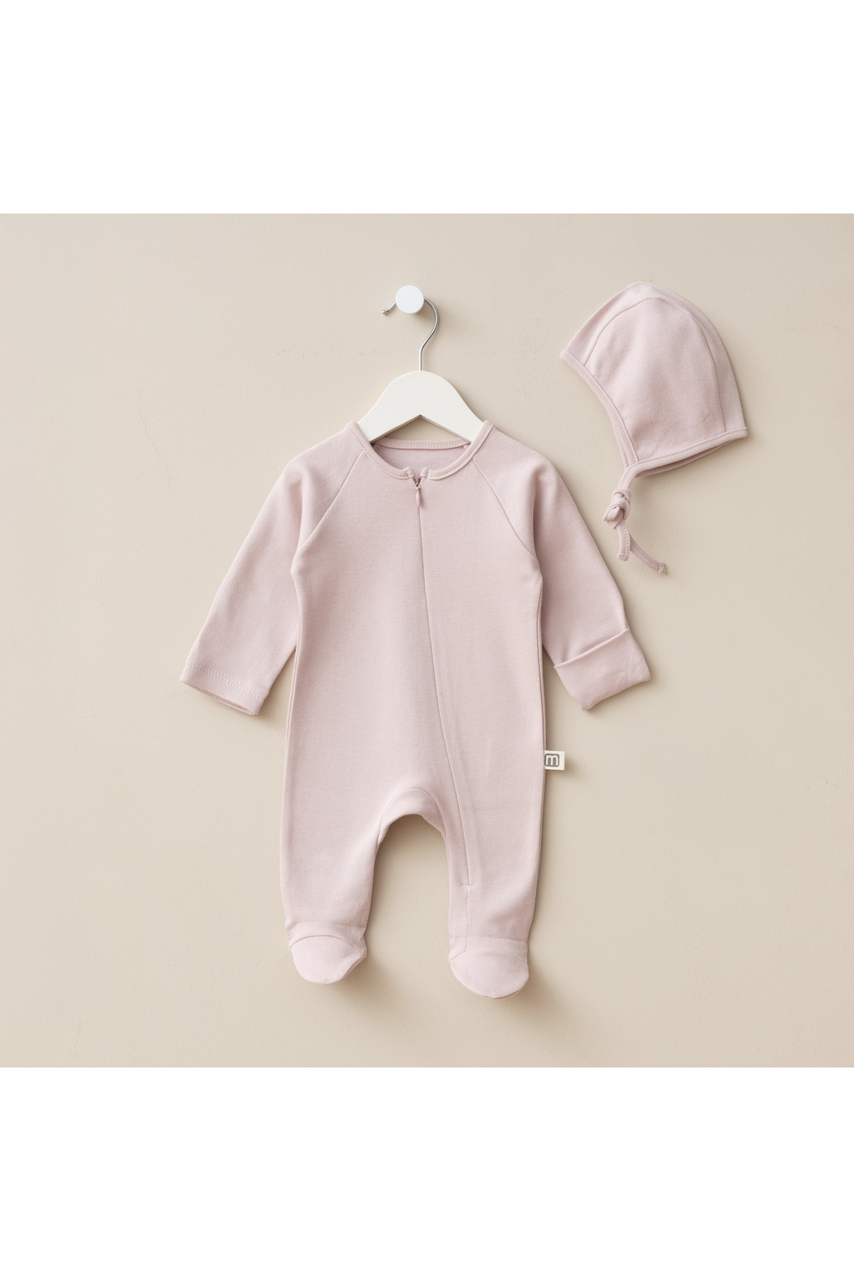 Minimus Yeni Doğan Kız ve Erkek Bebek Pamuklu Fermuarlı Tulum Set Hastane Çıkışı Özel Gün Hediye Takım fotoğrafı 5 (önizleme)