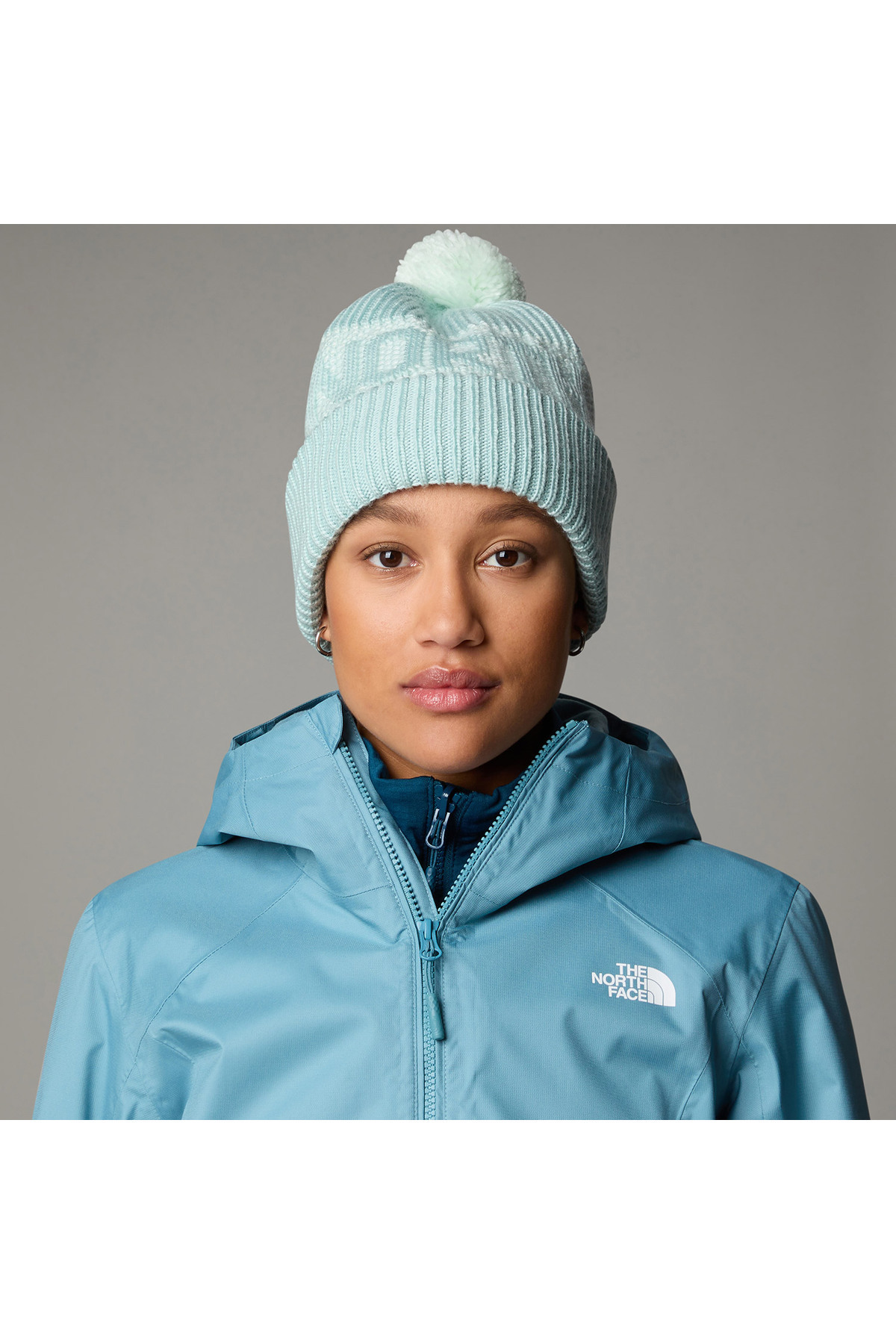 نورث فیس یکپارچهسازی با سیستمعامل کابین تک جنسیت آبی Beanie