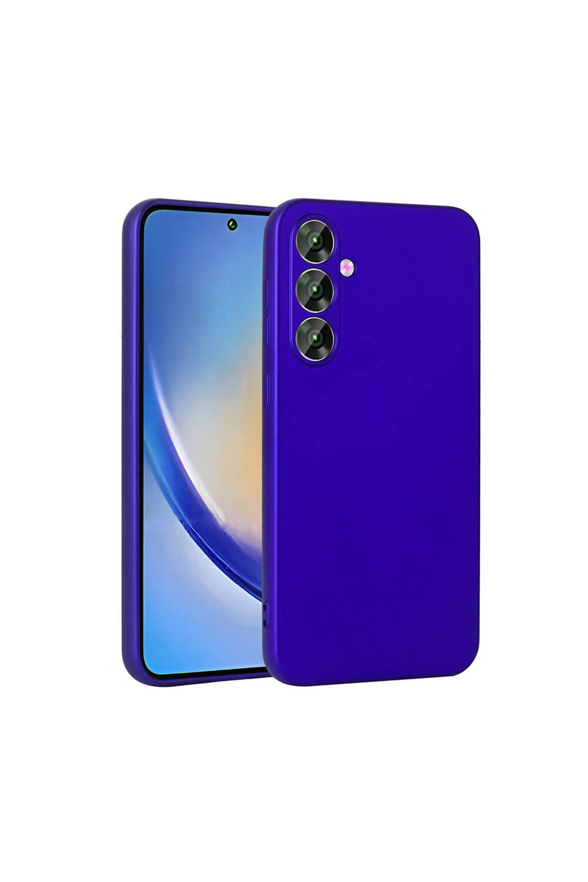 Galaxy A35 Kılıf TYGO Premier Silikon Kapak - Saks Mavi