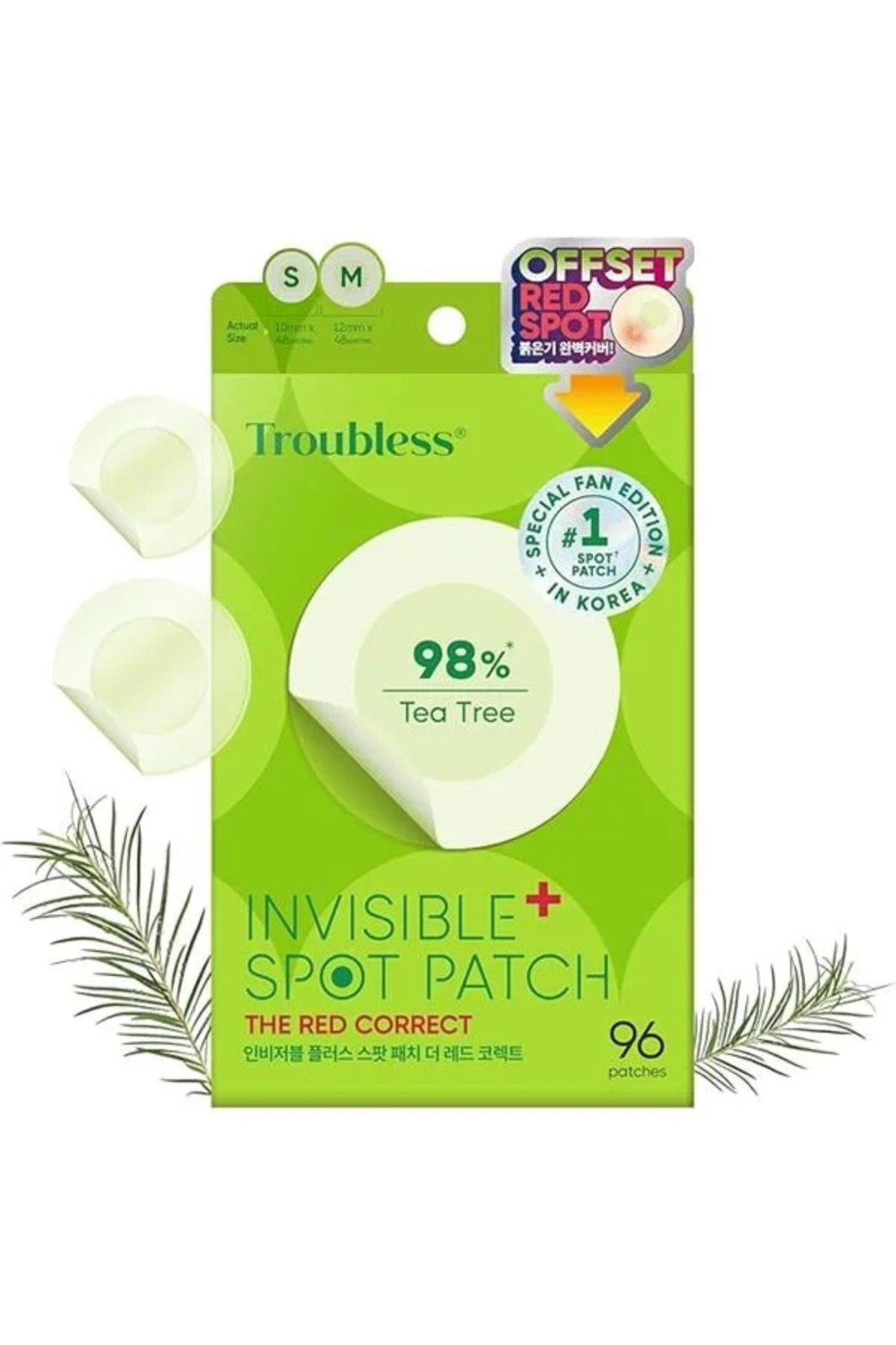 Genel Markalar Ultra İnce Şeffaf Suya Dayanıklı%98 Çay Ağacı Özlü Kore Üretimi 96'lı Akne ve Bandı