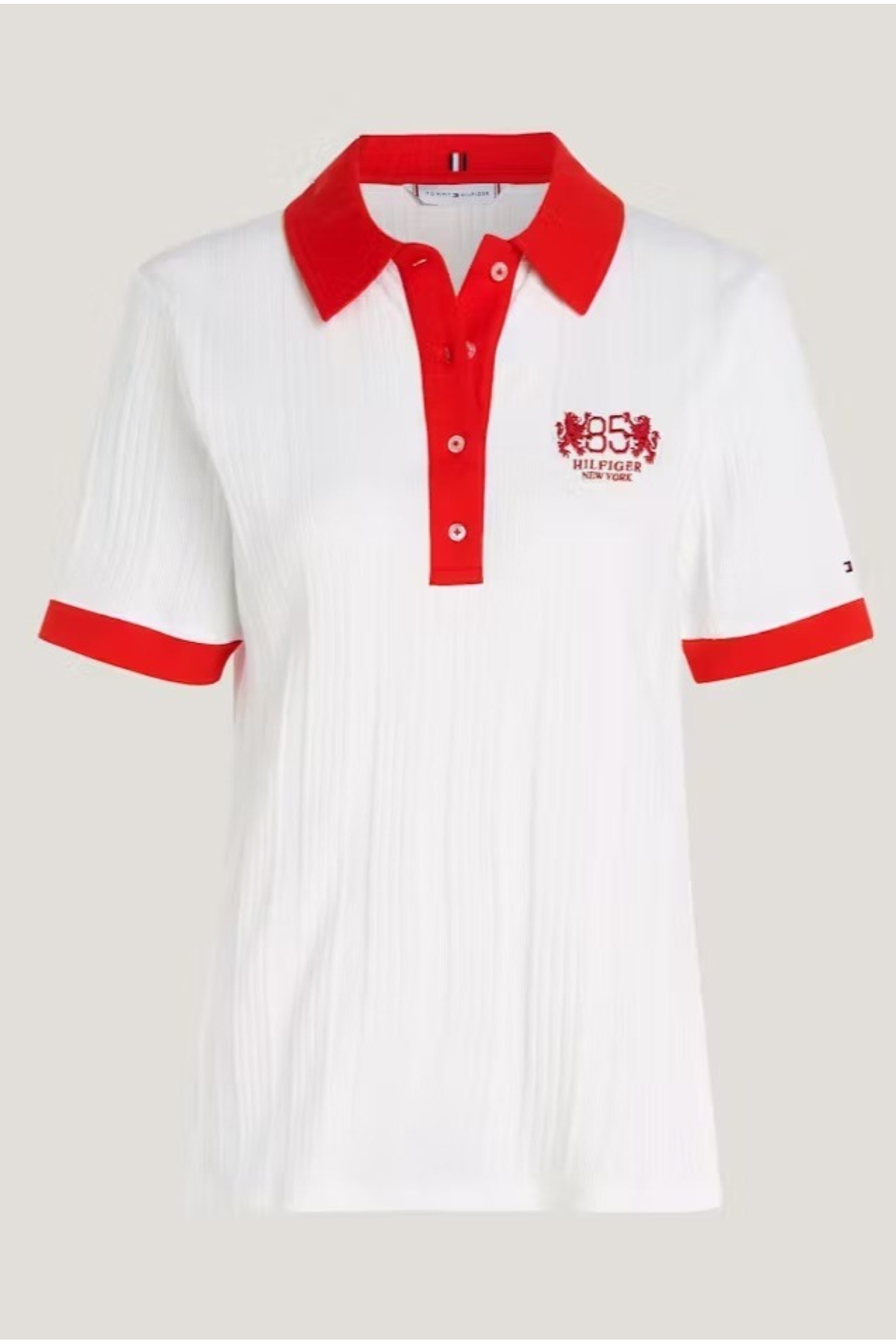 پولوشرت زنانه یقه پلو | تامی هیلفیگر Tommy Hilfiger ww0ww40604prs TR - تصویر 4