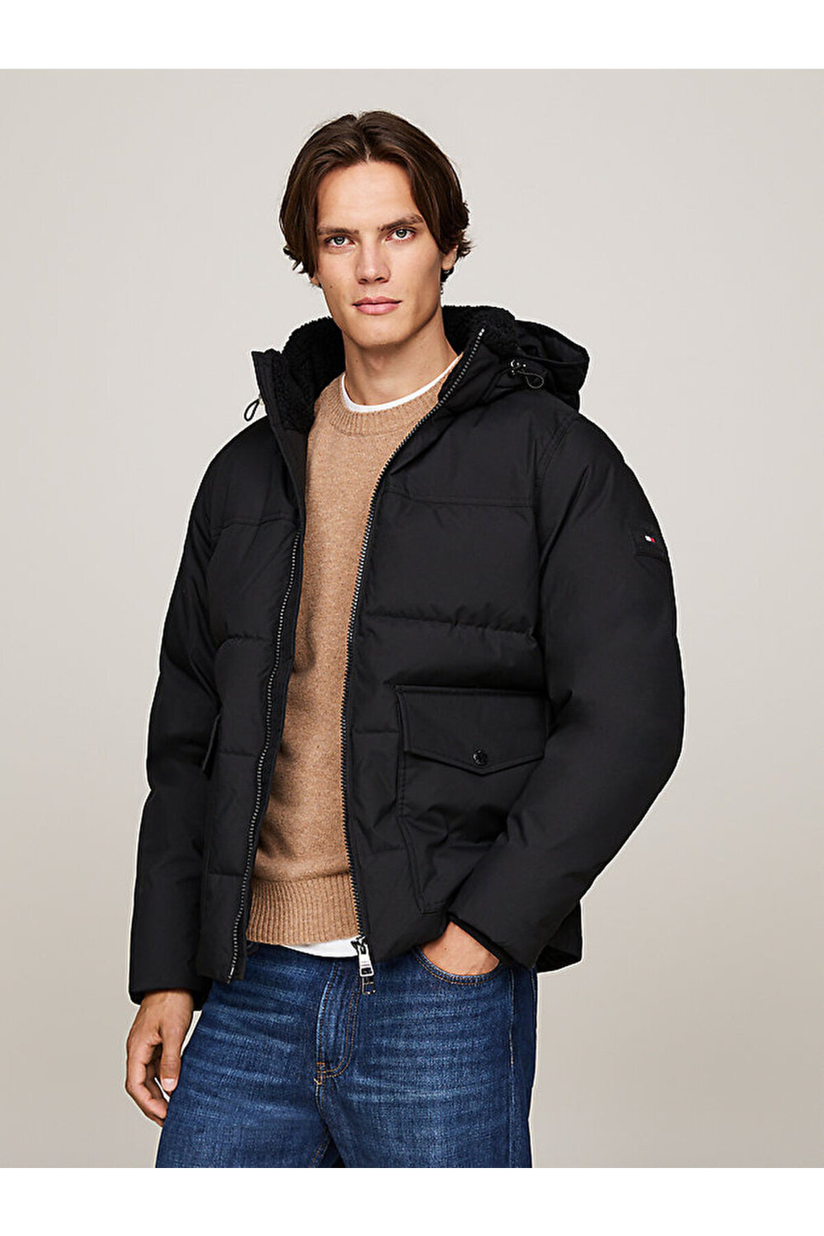 تامی هیلفیگر کت کلاه‌دار کاربردی مردانه مدل rockie