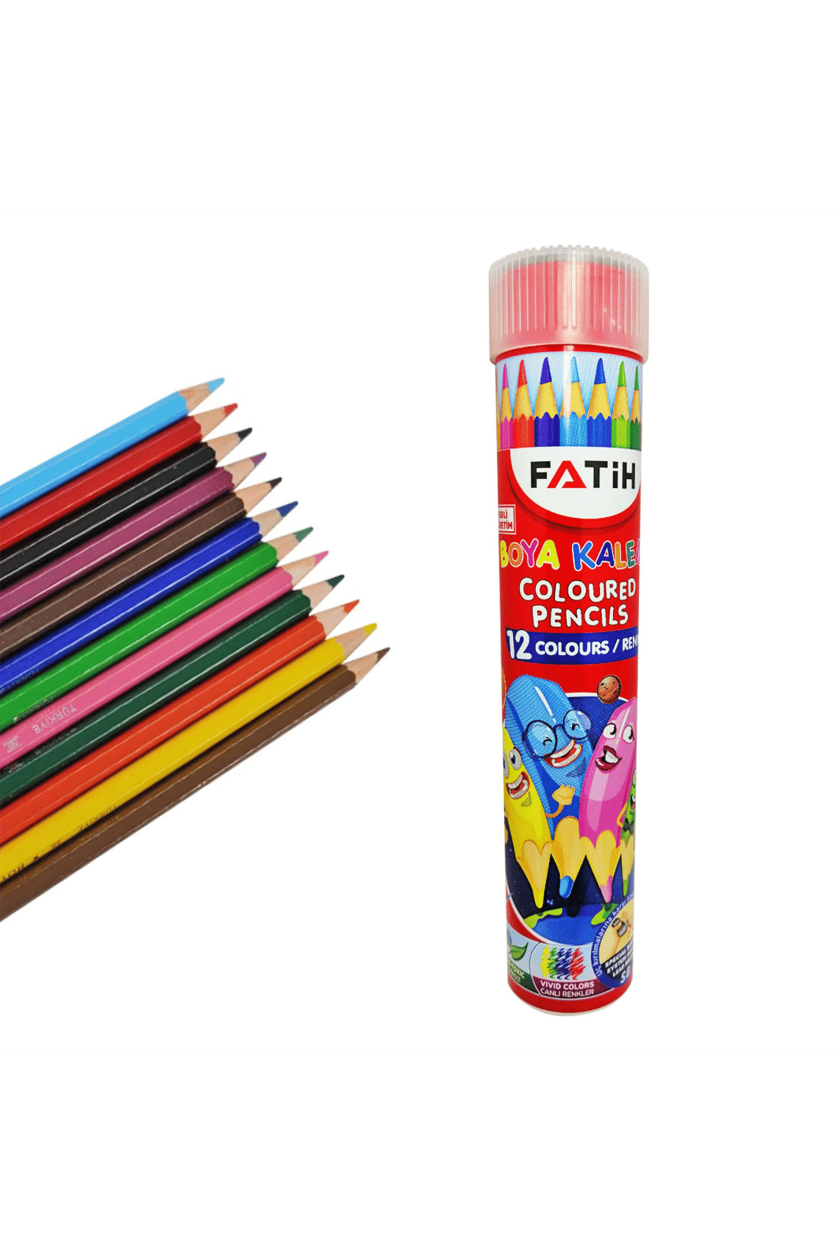 ahsun Kuru Boya Metal Tüp 12'li