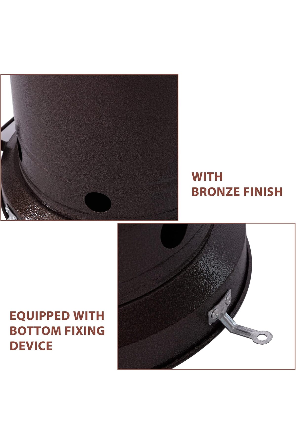 دفاية خارجية غاز للحديقة والمطاعم مظلة ستانلس ستيل 225سم بقوة 13KW مع اشتعال إلكتروني ,DLC-38030