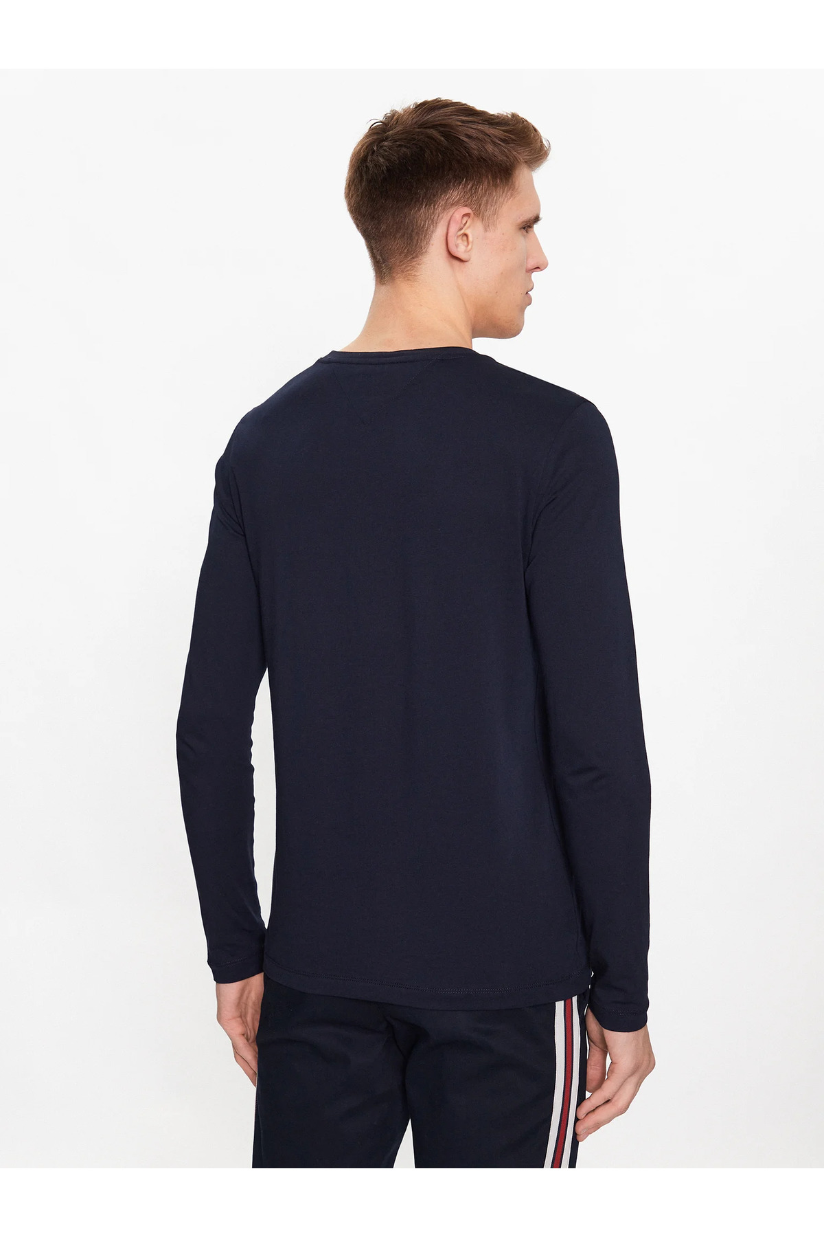 سویشرت مردانه اسلیمی آستین بلند | تامی هیلفیگر Tommy Hilfiger MW0MW32366-07 - تصویر 3