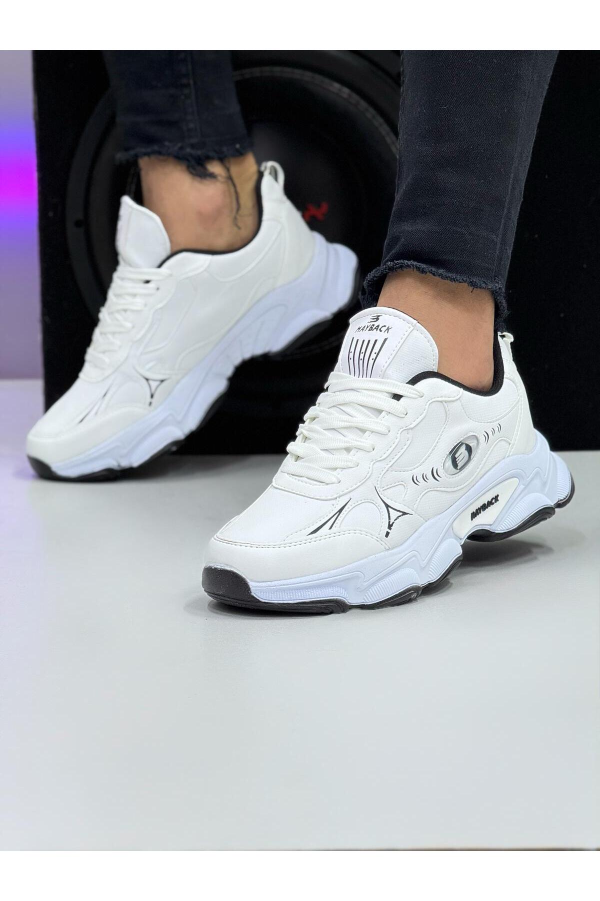mayback  erkek bağcıklı su geçirmez ortapedik taban spor ayakkabı sneaker