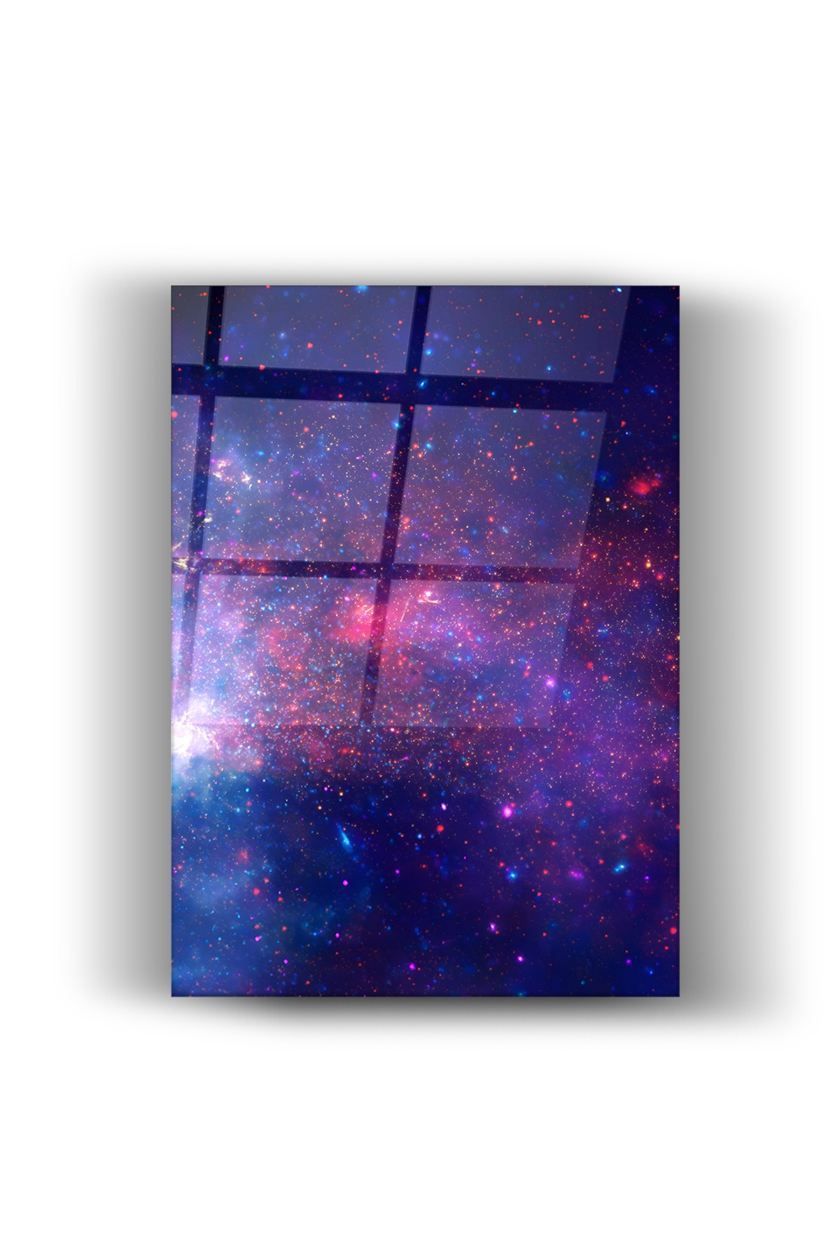 Yıldız Tozu-Cam Tablo-Ev-Ofis Dekorasyon