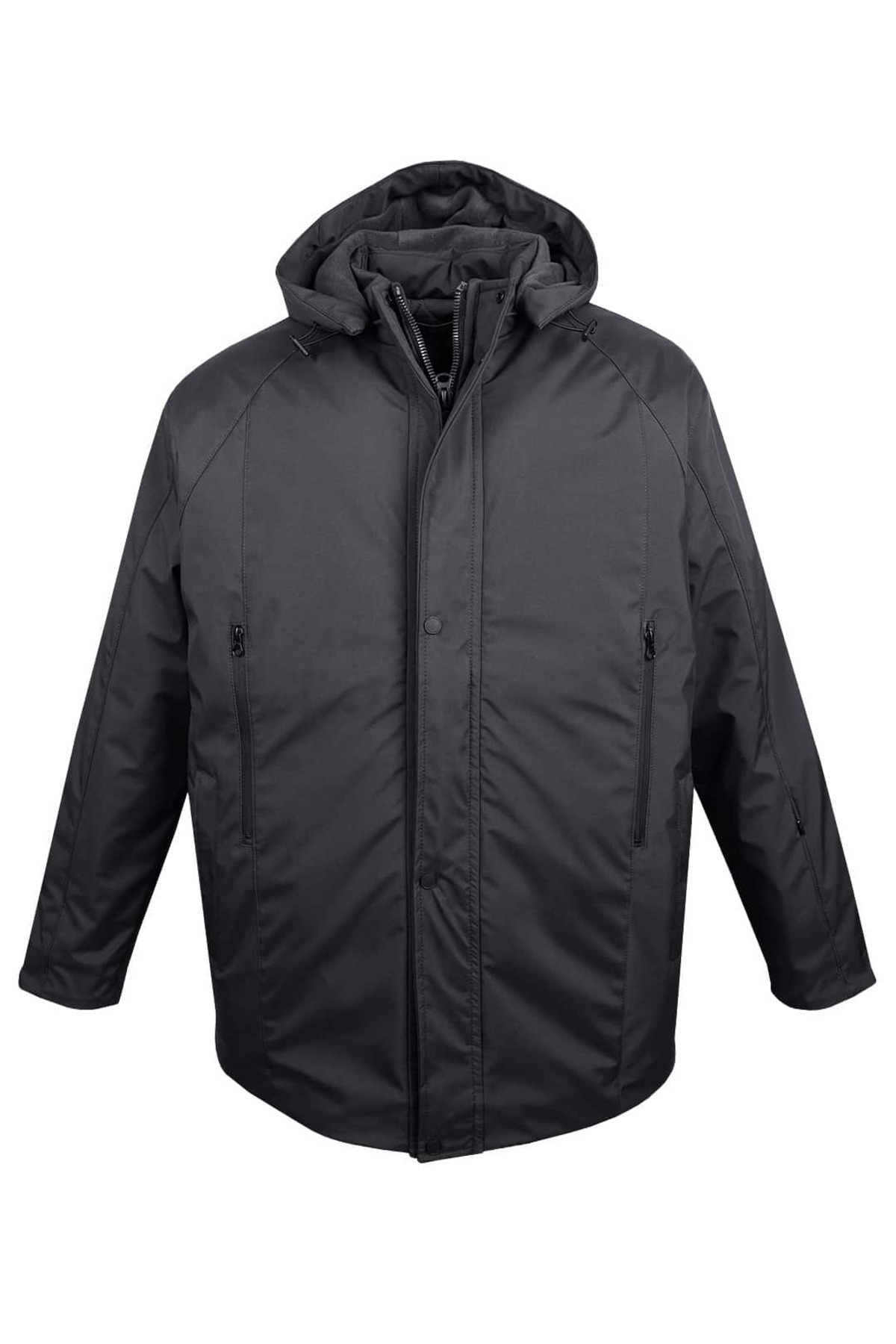 tambattal Büyük Beden Kapüşonlu Softshell Mont (Geniş Rahat Kalıp) görsel 3