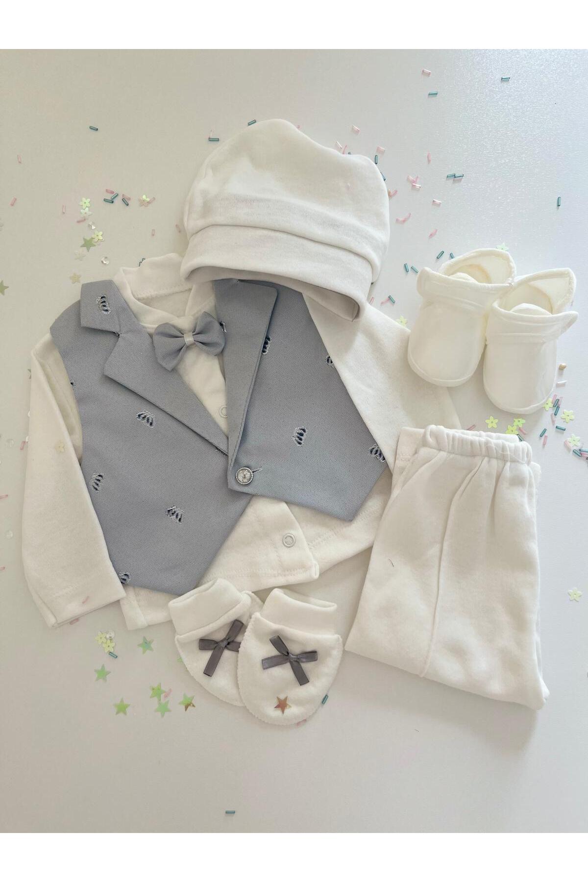 ELAGÜL Erkek Bebek Mevlüt Takımı 5'li fotoğrafı 4 (önizleme)