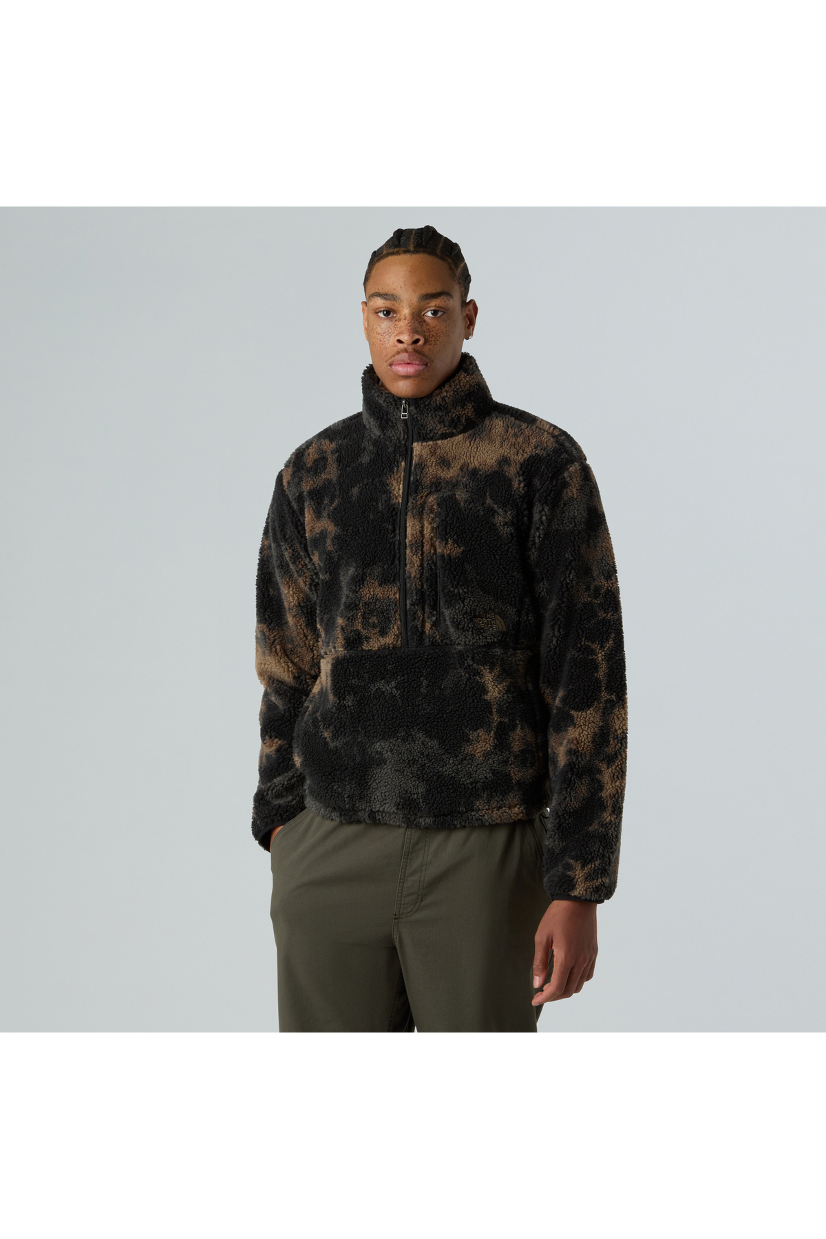 نورث فیس M Extreme Pile 2 Pullover -print استتار مردانه Polar Nf0a8eepd7o1