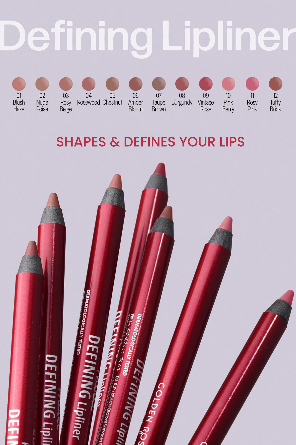 Mood Lip Combo Set -  Dudak Kalemi No:08 -  Matte Ruj No:08 -  Dudak Parlatıcısı No:205 — GROSE184 — تصویر 7 از 7