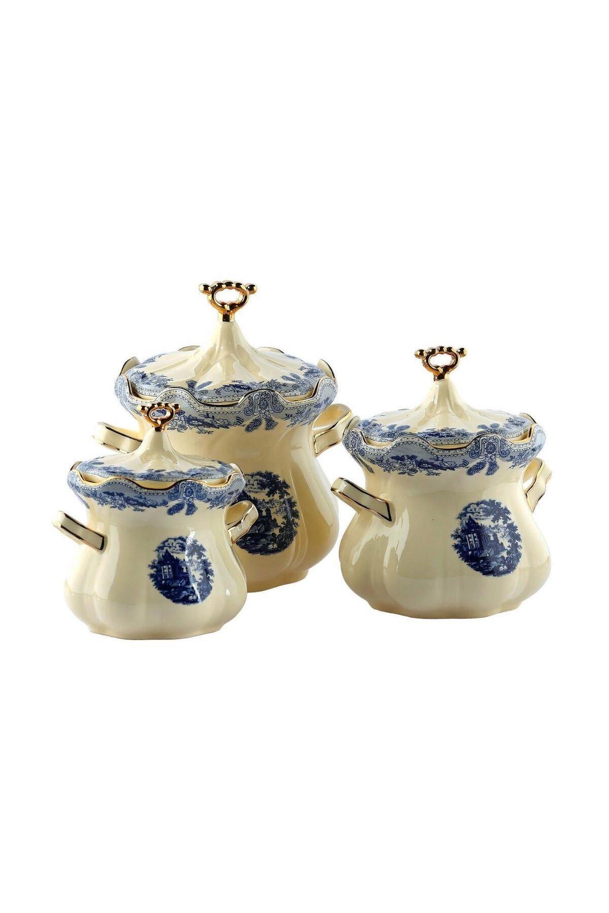 Lucky Art Margaret New Bone 3Lü Kavanoz Seti - Fiyatı, Yorumları