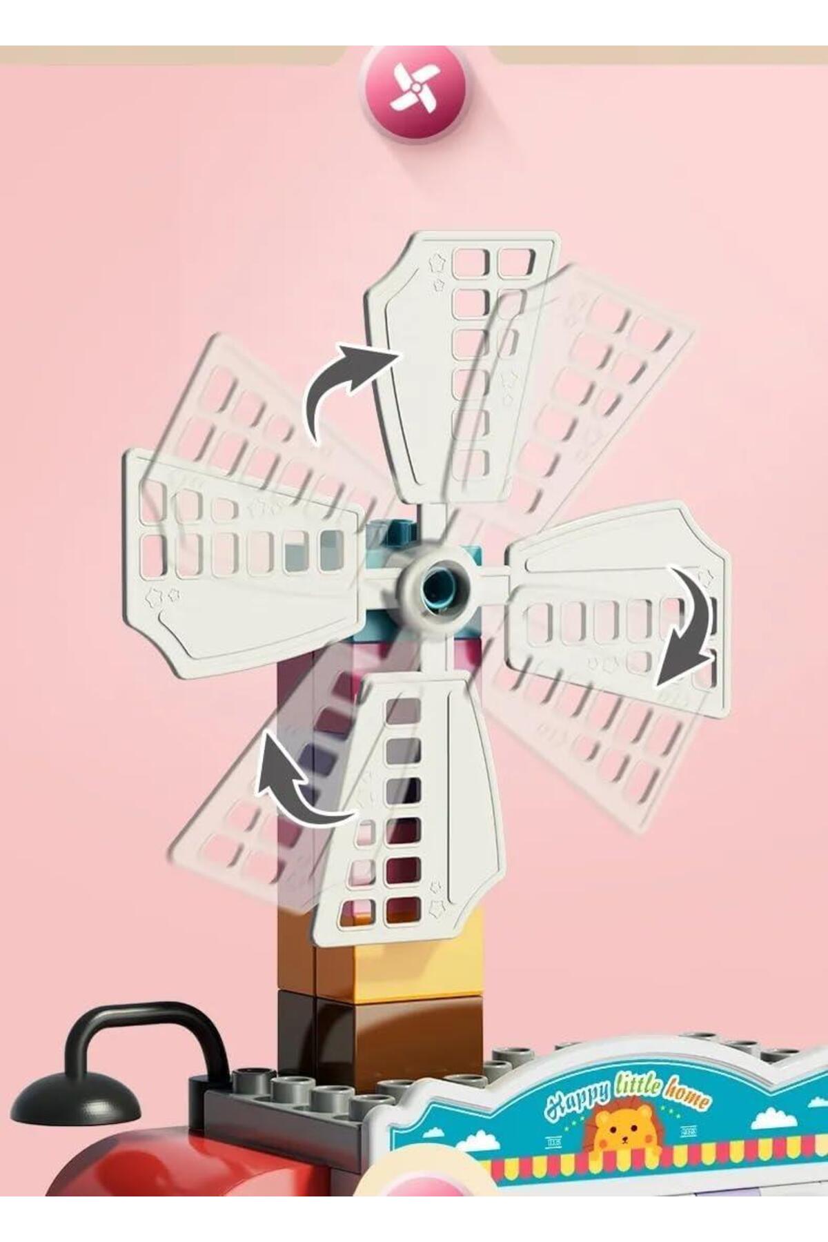 دود ۲۱۶ تکه بلوکهای ساختمانی دخترانه ویلا