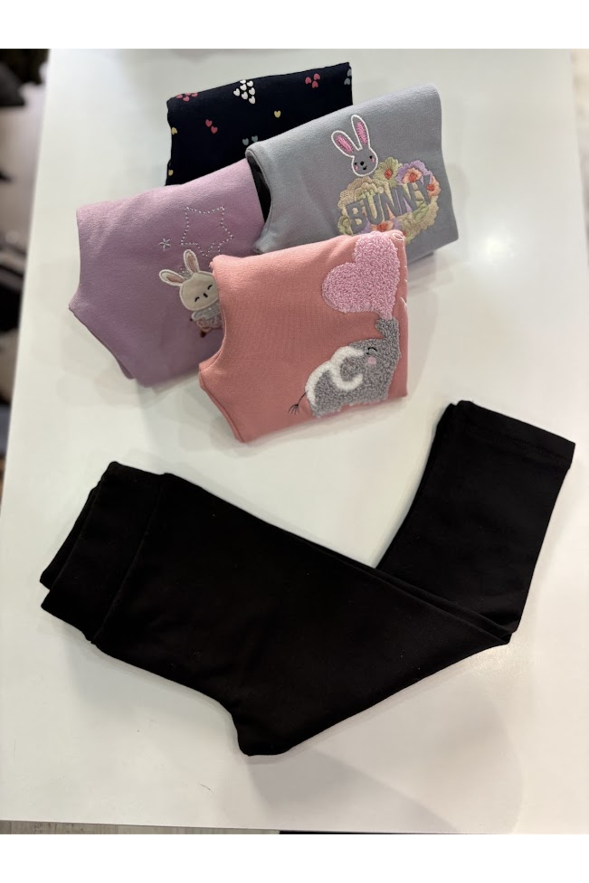 KUMRUNUN DÜNYASI Kız Çocuk İçi Şardonlu Tayt 1-4 Yaş fotoğrafı 4 (önizleme)